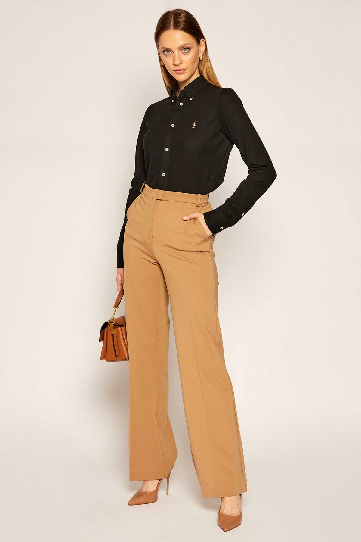 Polo Ralph Lauren Custom Fit Knit Oxford Gömlek-Libas Trendy Fashion Store