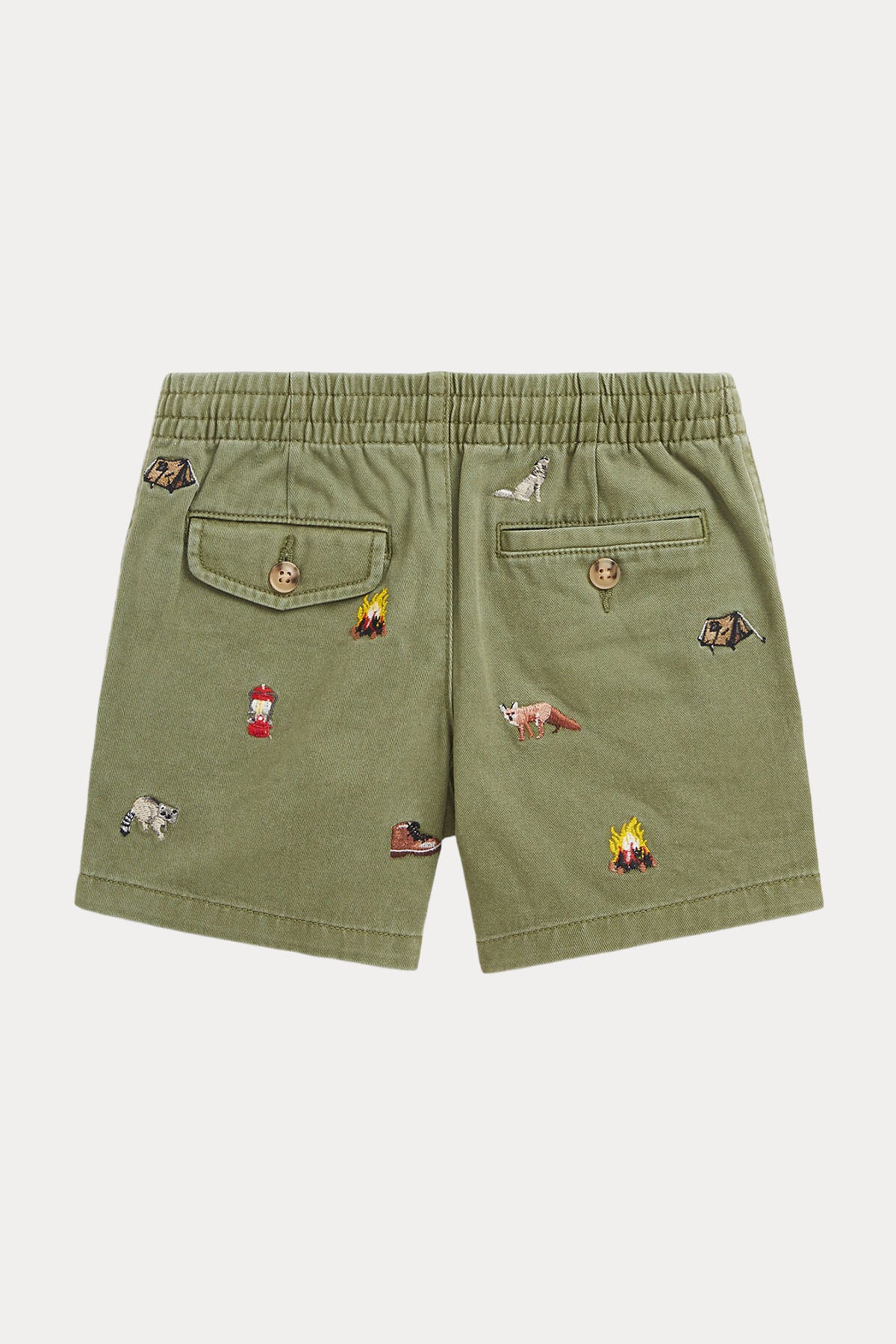 Polo Ralph Lauren Kids Erkek Çocuk 2-4 Yaş Beli Lastikli Nakış Desenli Şort-Libas Trendy Fashion Store