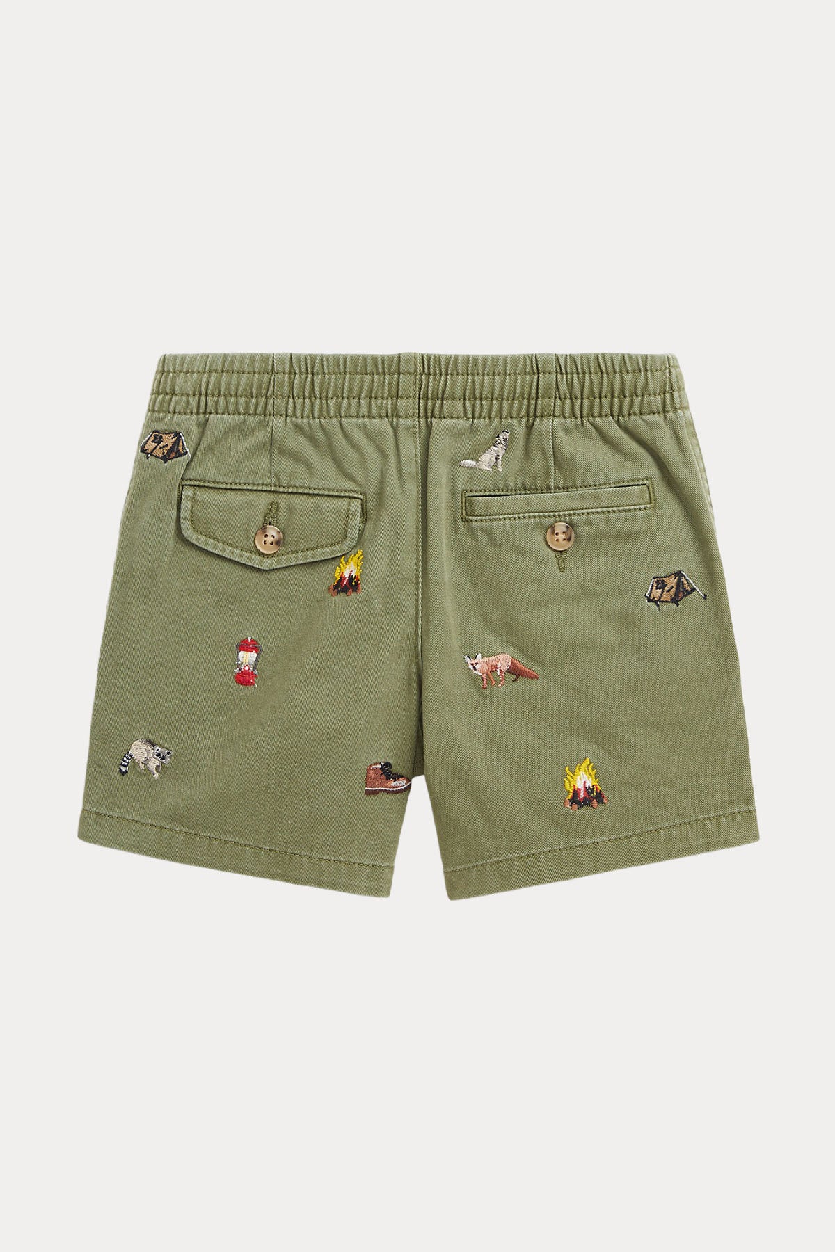 Polo Ralph Lauren Kids Erkek Çocuk 5 Yaş Beli Lastikli Nakış Desenli Şort-Libas Trendy Fashion Store