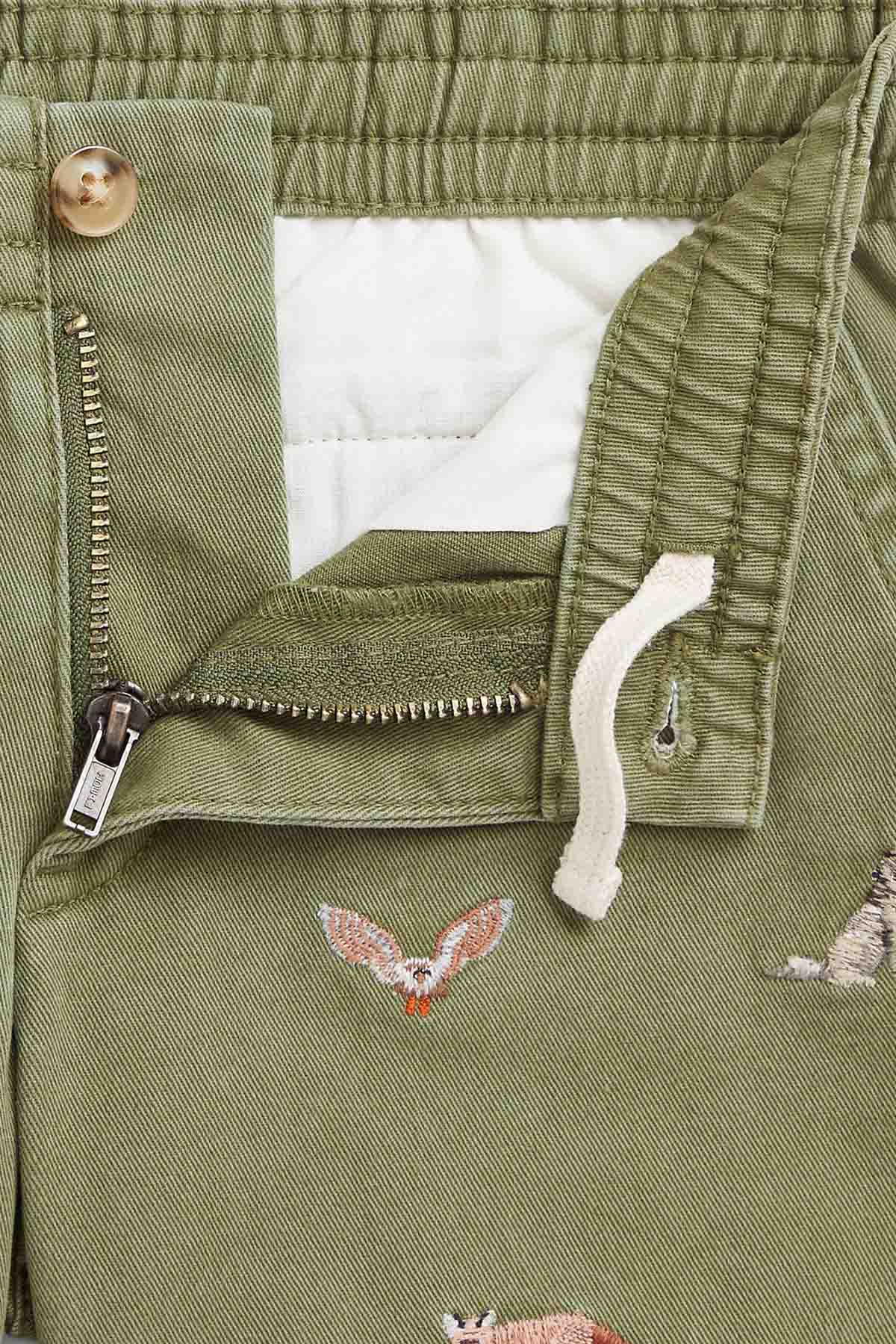 Polo Ralph Lauren Kids Erkek Çocuk 5 Yaş Beli Lastikli Nakış Desenli Şort-Libas Trendy Fashion Store