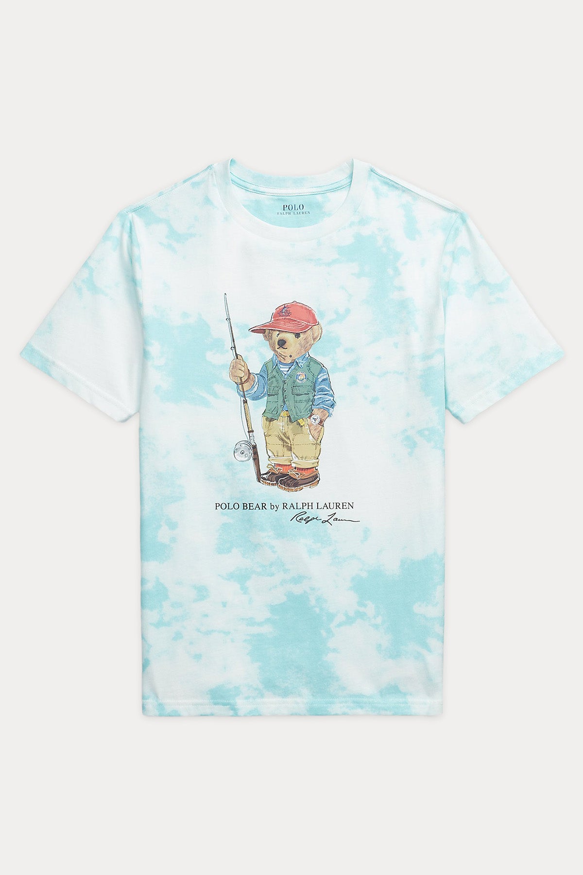 Polo Ralph Lauren Kids S-M Beden Erkek Çocuk Polo Bear Batik T-shirt-Libas Trendy Fashion Store