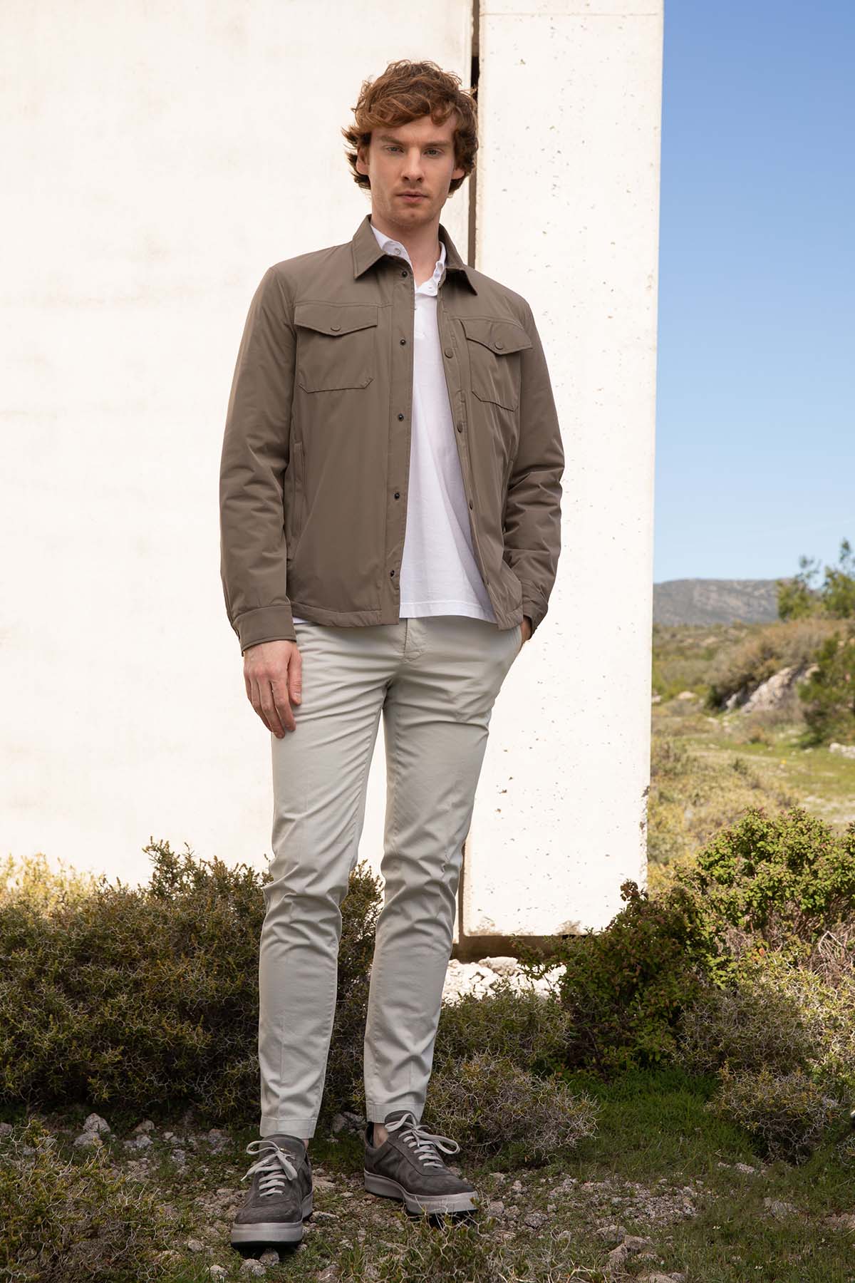 Pantaloni Torino Skinny Fit Yandan Cepli Streç Pantolon