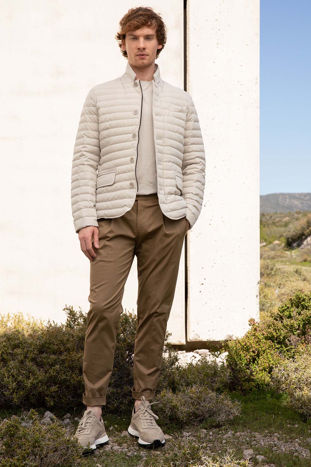 Pantaloni Torino Undici Tek Pileli Streç Pantolon