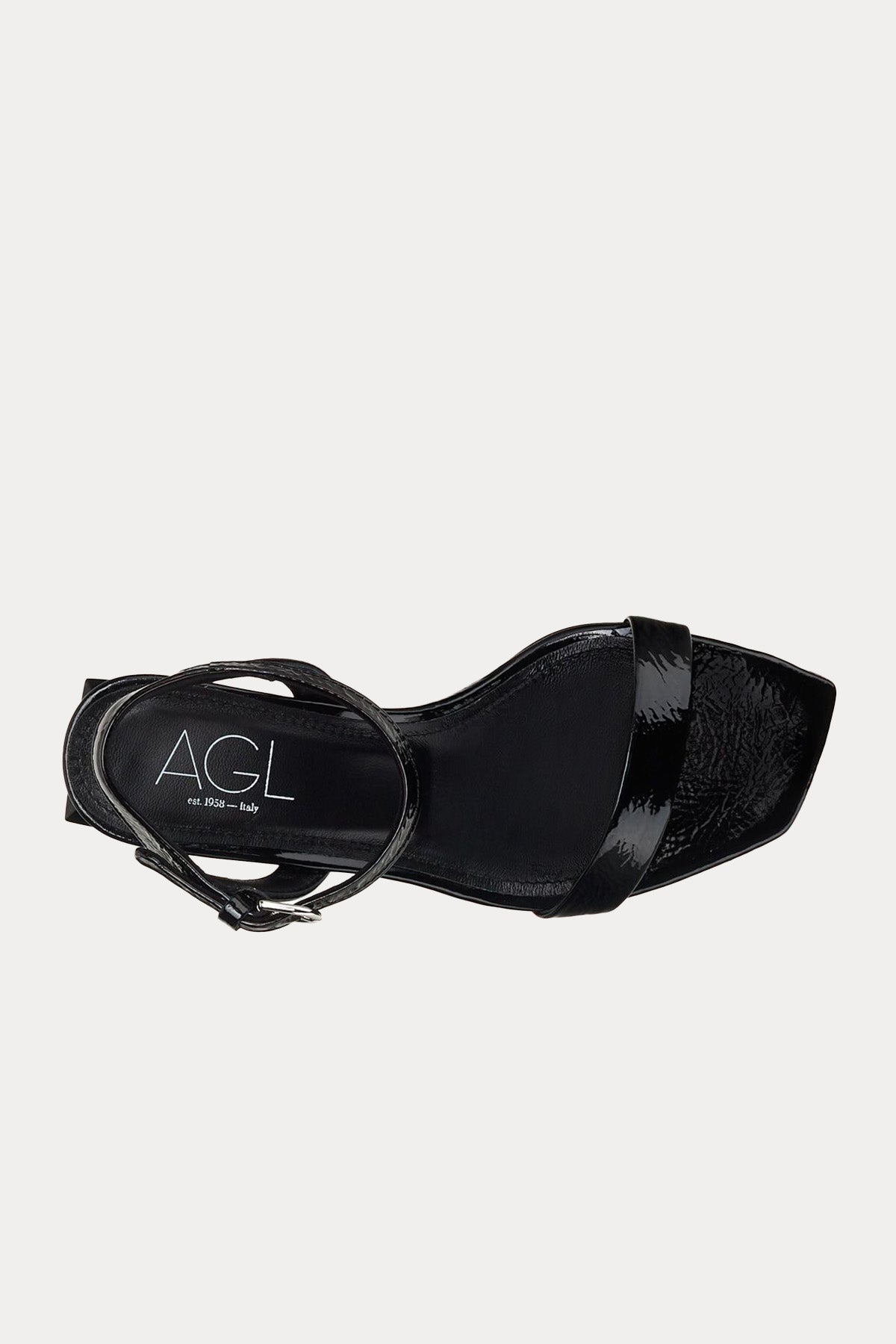Agl Angie Küt Burun Topuklu Deri Sandalet