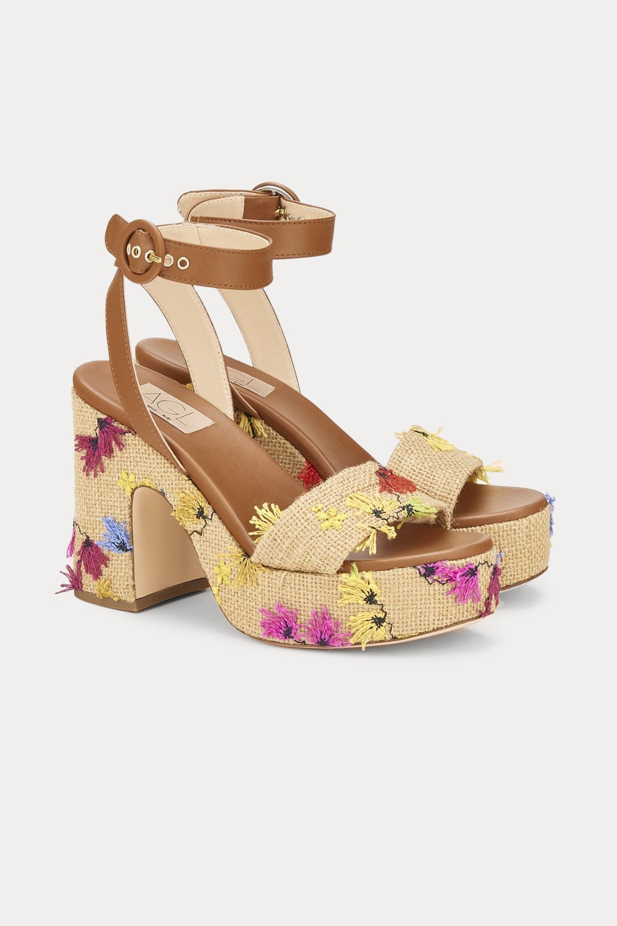 Agl Plume Platformlu Topuklu Sandalet