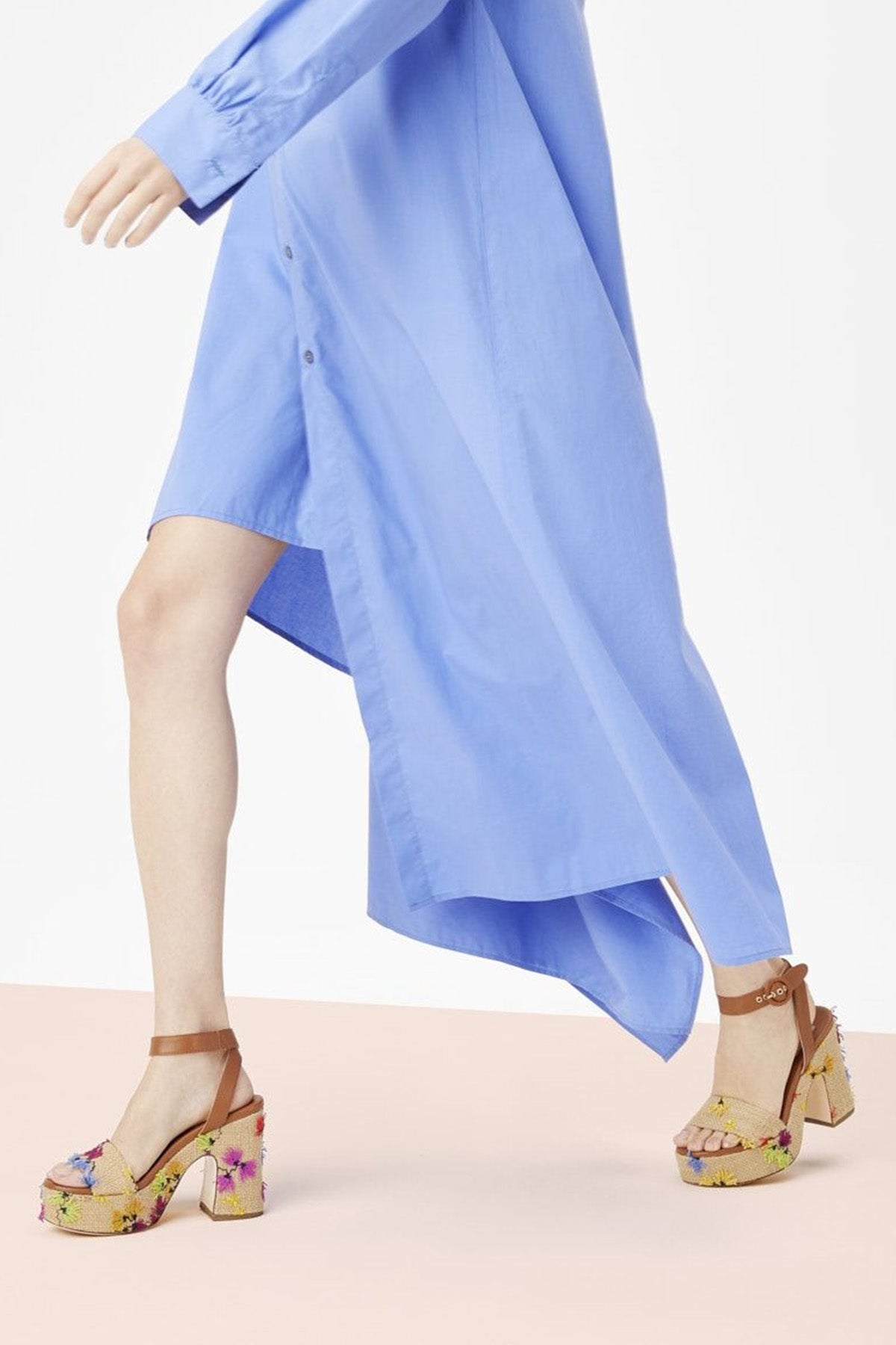 Agl Plume Platformlu Topuklu Sandalet