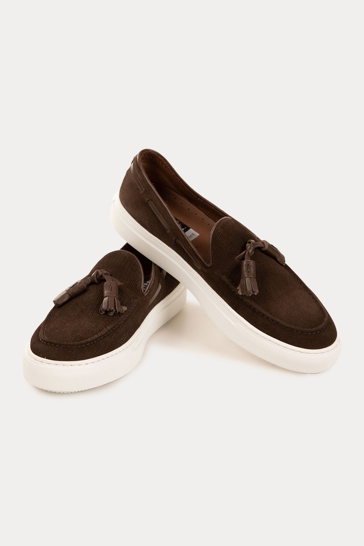 Fratelli Rossetti Örgü Deri Püsküllü Loafer Ayakkabı