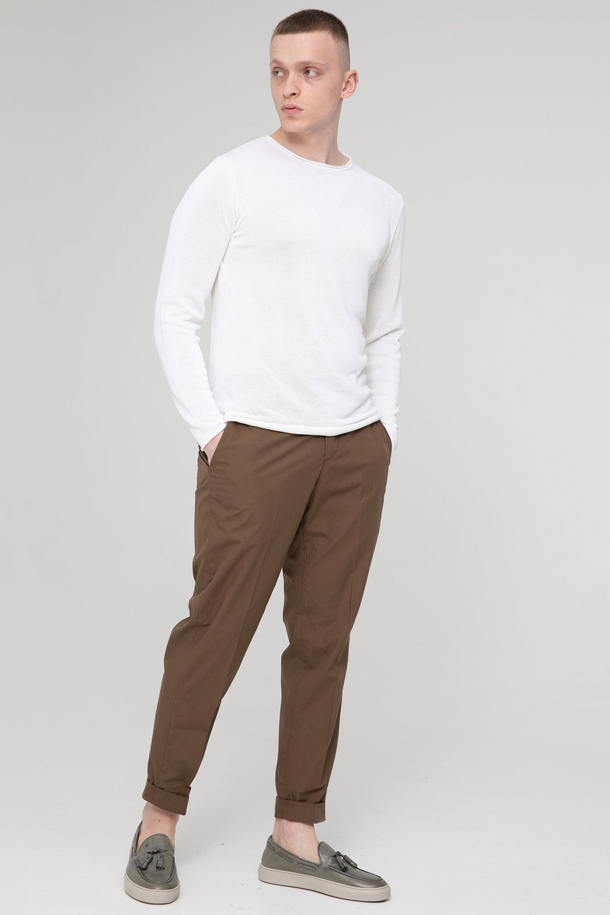 Fratelli Rossetti Püsküllü Deri Loafer Ayakkabı