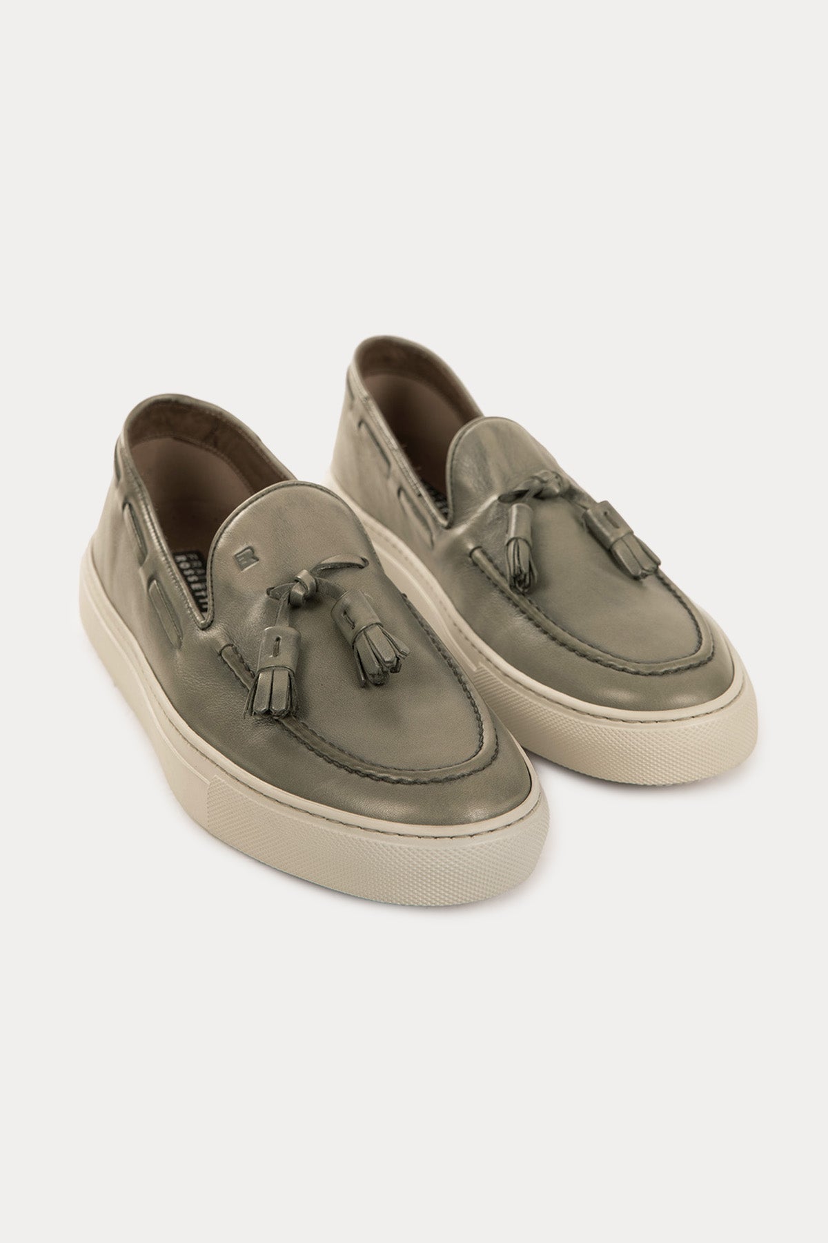 Fratelli Rossetti Püsküllü Deri Loafer Ayakkabı