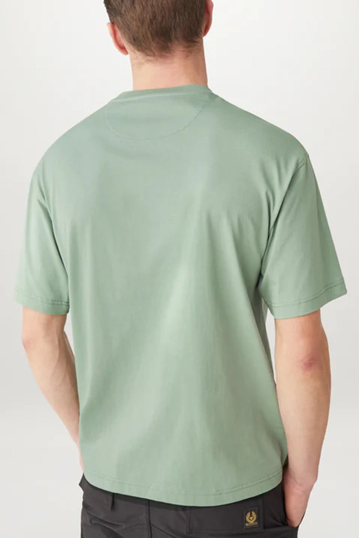 Belstaff Flow Cep Detaylı Yuvarlak Yaka T-shirt