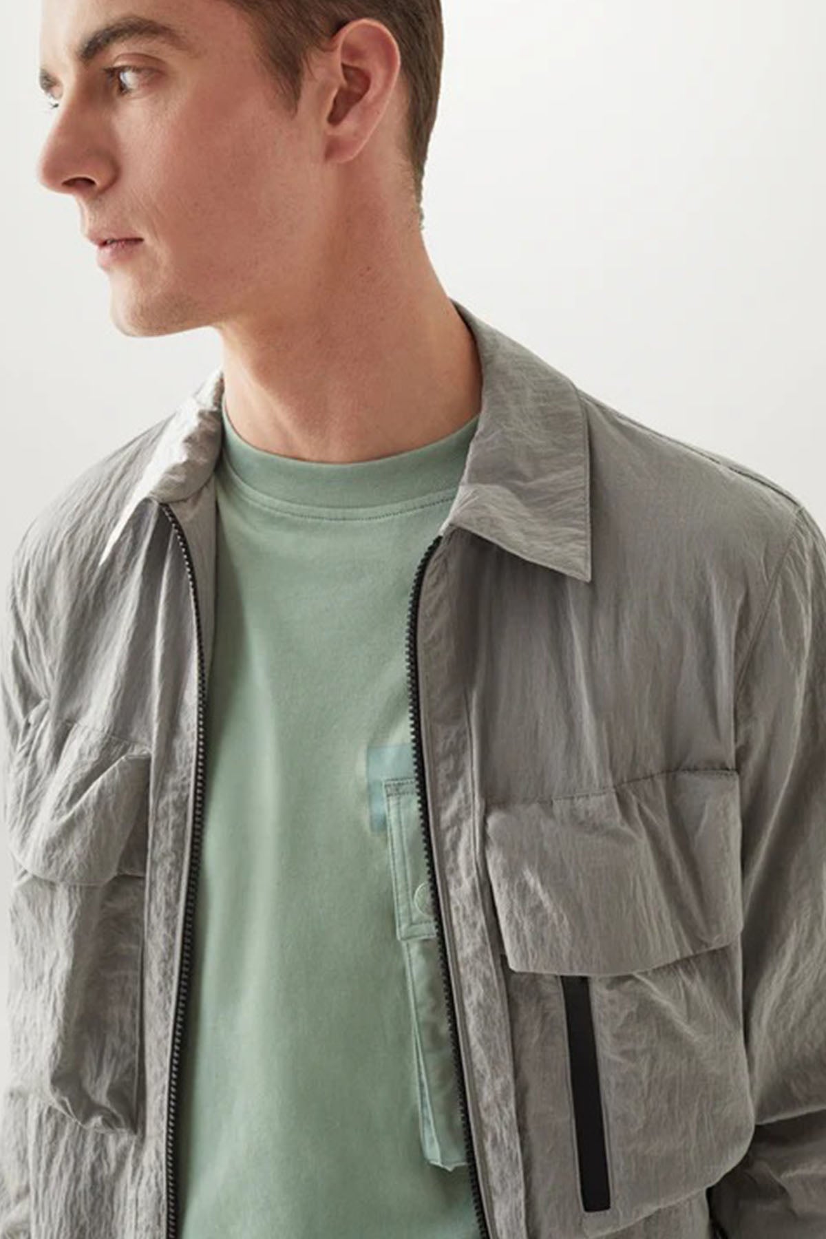 Belstaff Flow Cep Detaylı Yuvarlak Yaka T-shirt