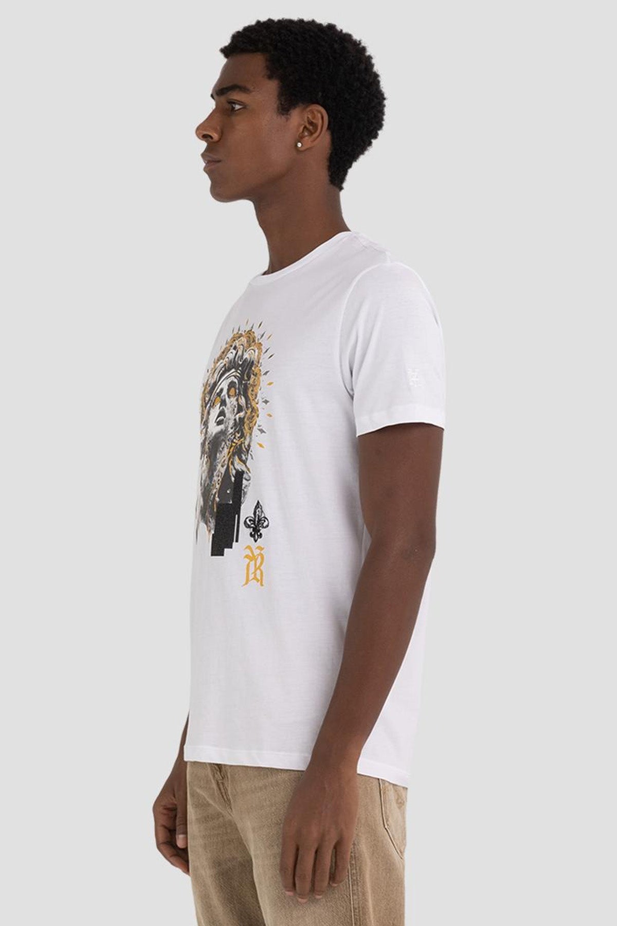 Replay Yuvarlak Yaka Baskılı T-shirt