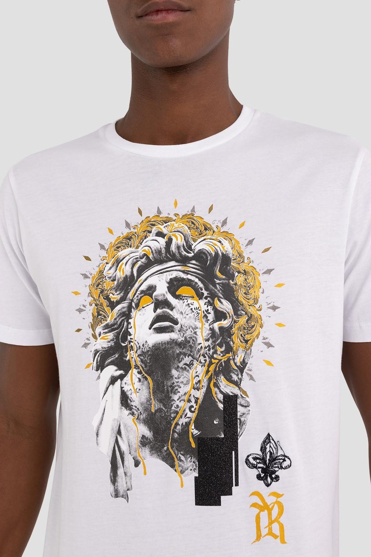 Replay Yuvarlak Yaka Baskılı T-shirt