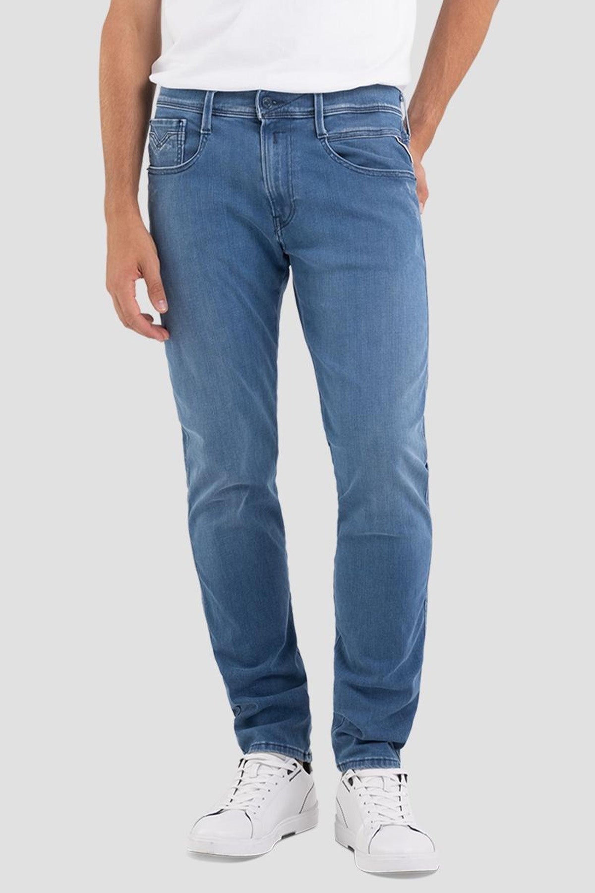 Replay Hyperflex Re-Used Anbass Slim Fit Jeans