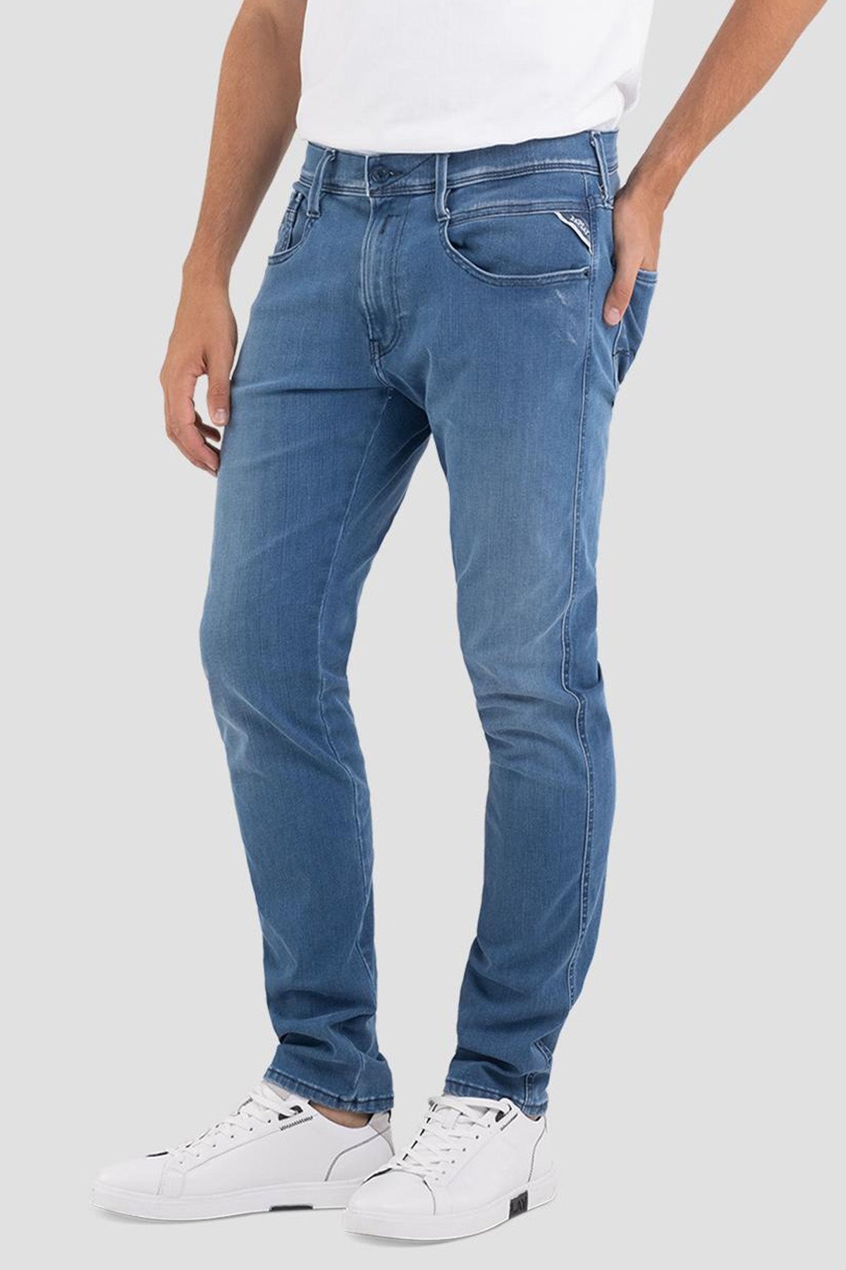 Replay Hyperflex Re-Used Anbass Slim Fit Jeans