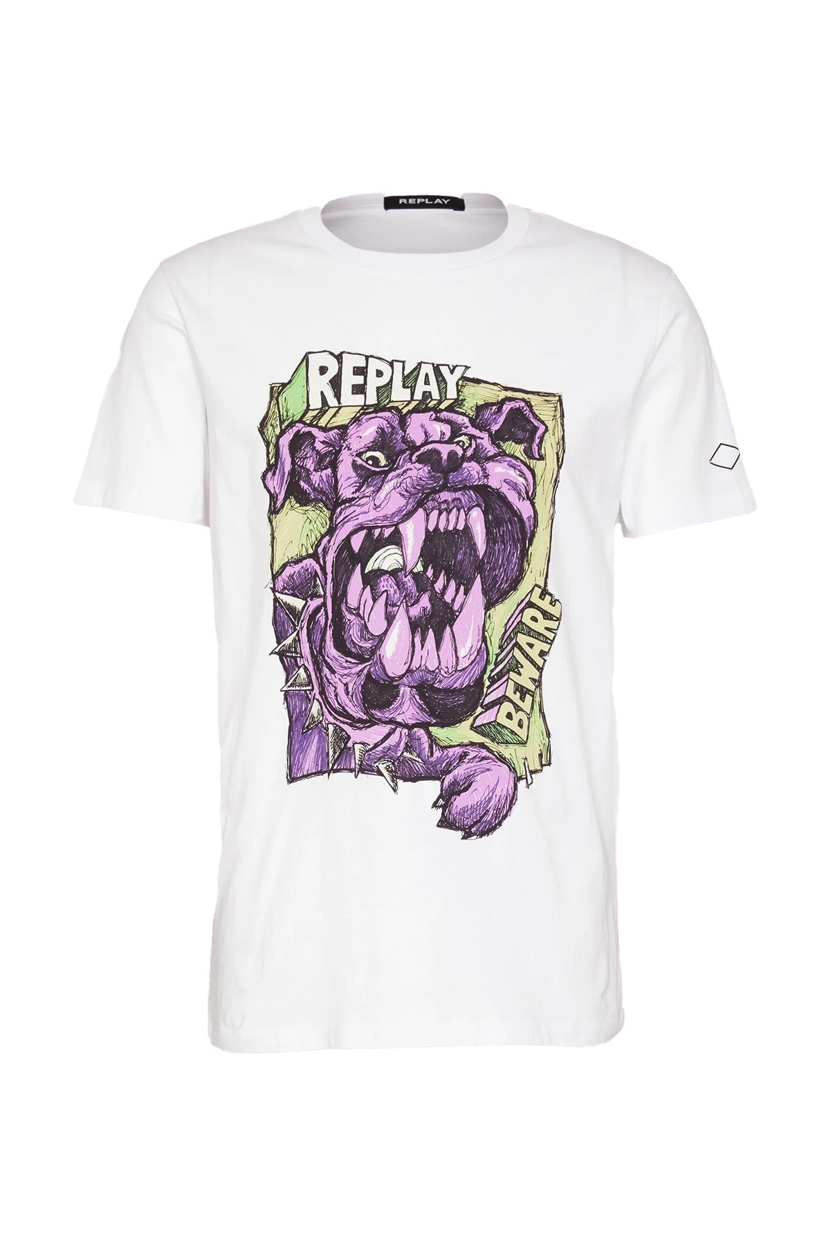 Replay Yuvarlak Yaka Baskılı T-shirt