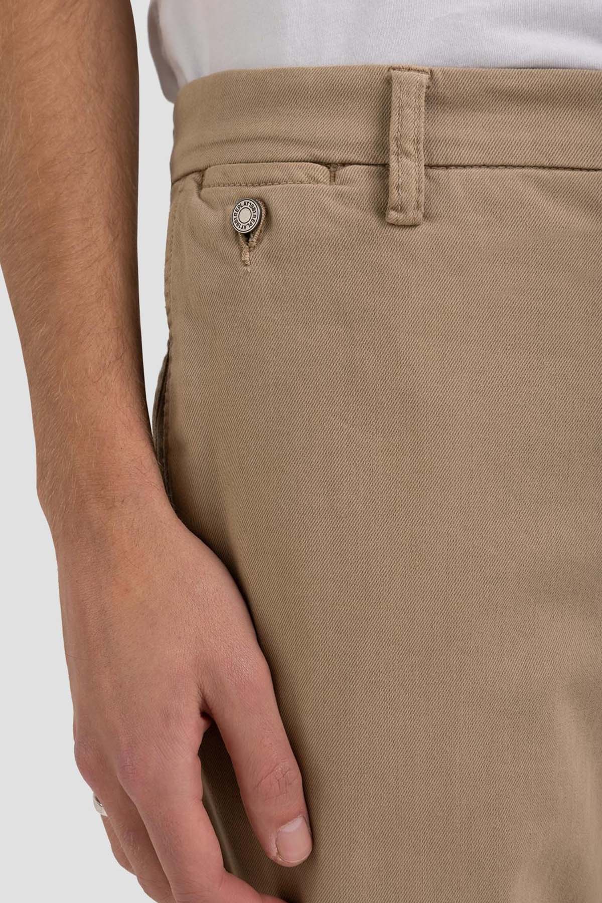 Replay Benni Hyperflex Yandan Cepli Regular Fit Pantolon