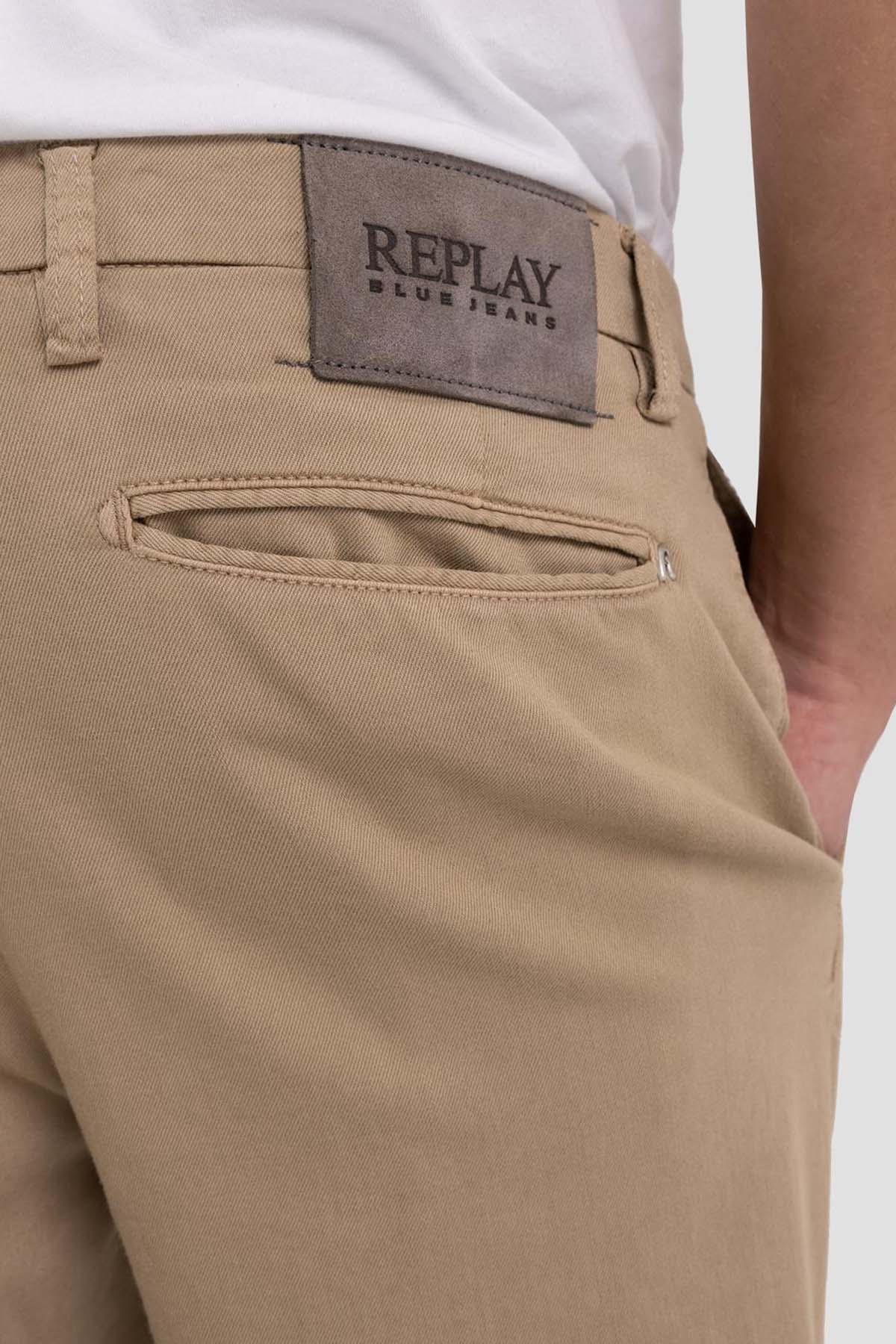 Replay Benni Hyperflex Yandan Cepli Regular Fit Pantolon