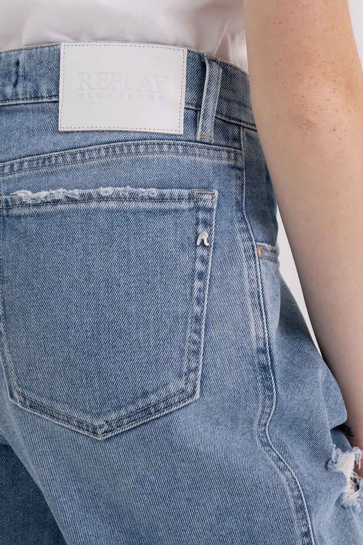 Replay Boyfriend Fit Tek Pile Jeans-Libas Trendy Fashion Store