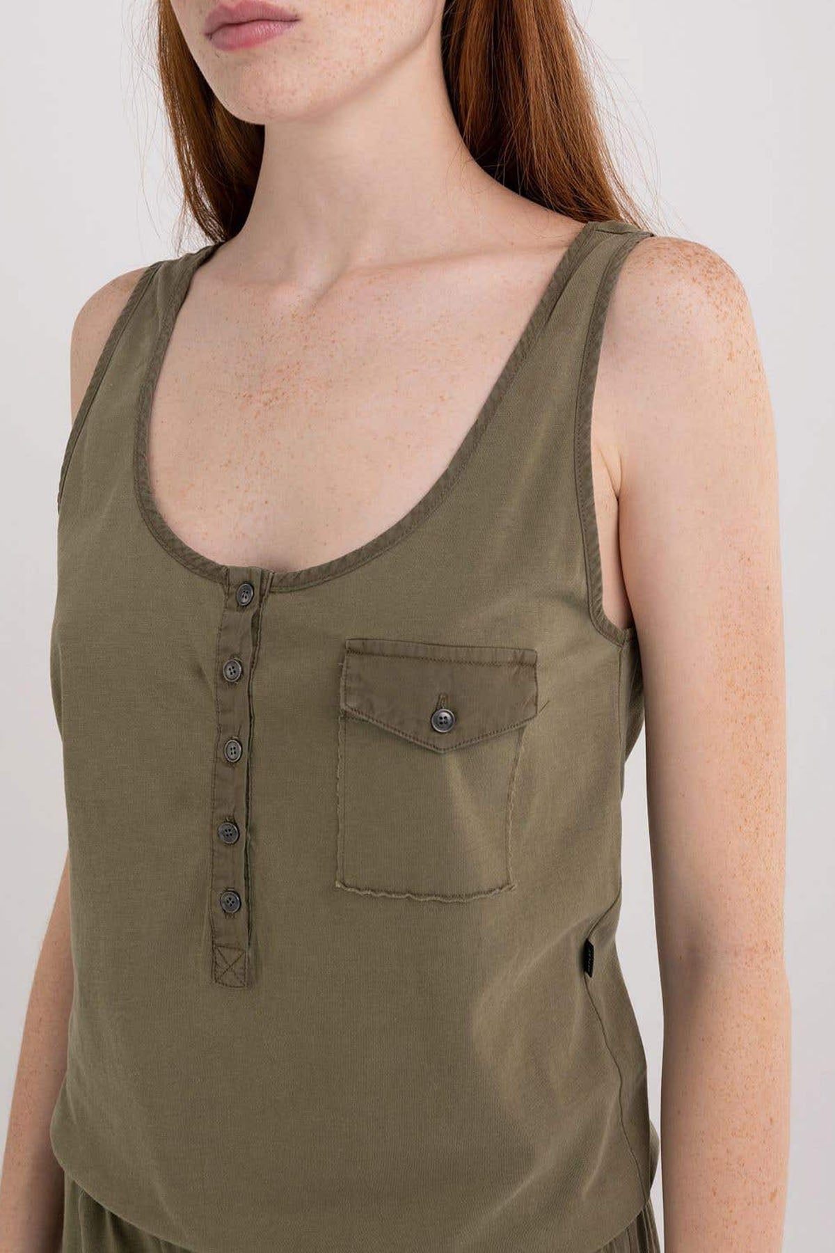 Replay Geniş Yuvarlak Yaka Maxi Elbise-Libas Trendy Fashion Store