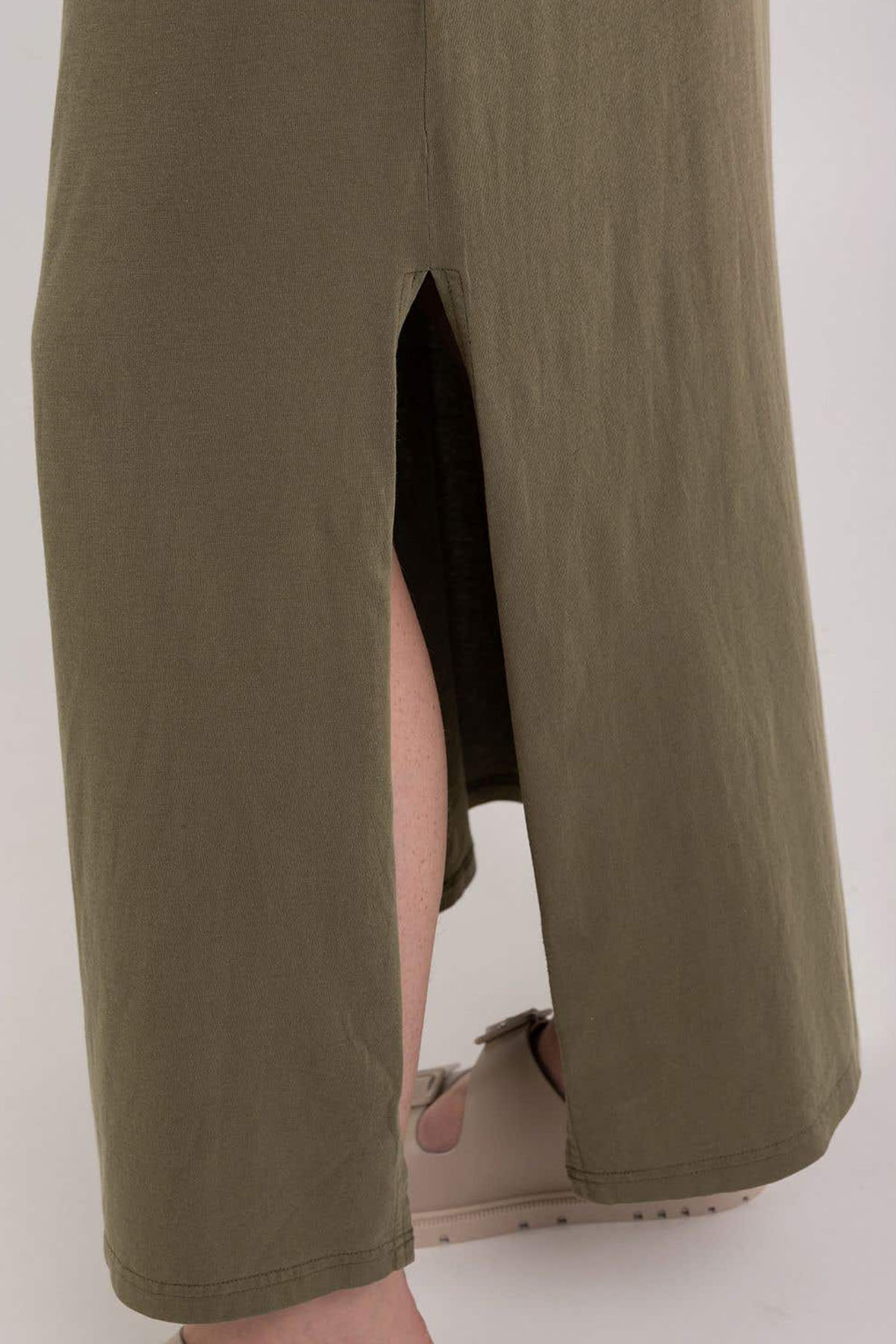 Replay Geniş Yuvarlak Yaka Maxi Elbise-Libas Trendy Fashion Store