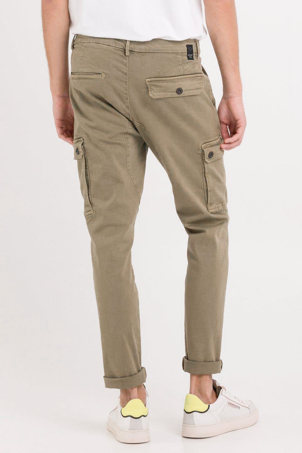 Replay Jaan Hyperflex X-Lite Slim Fit Kargo Pantolon-Libas Trendy Fashion Store