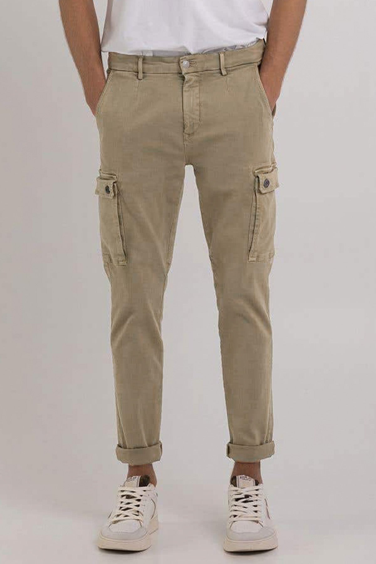 Replay Jaan Hyperflex X-Lite Slim Fit Kargo Pantolon-Libas Trendy Fashion Store