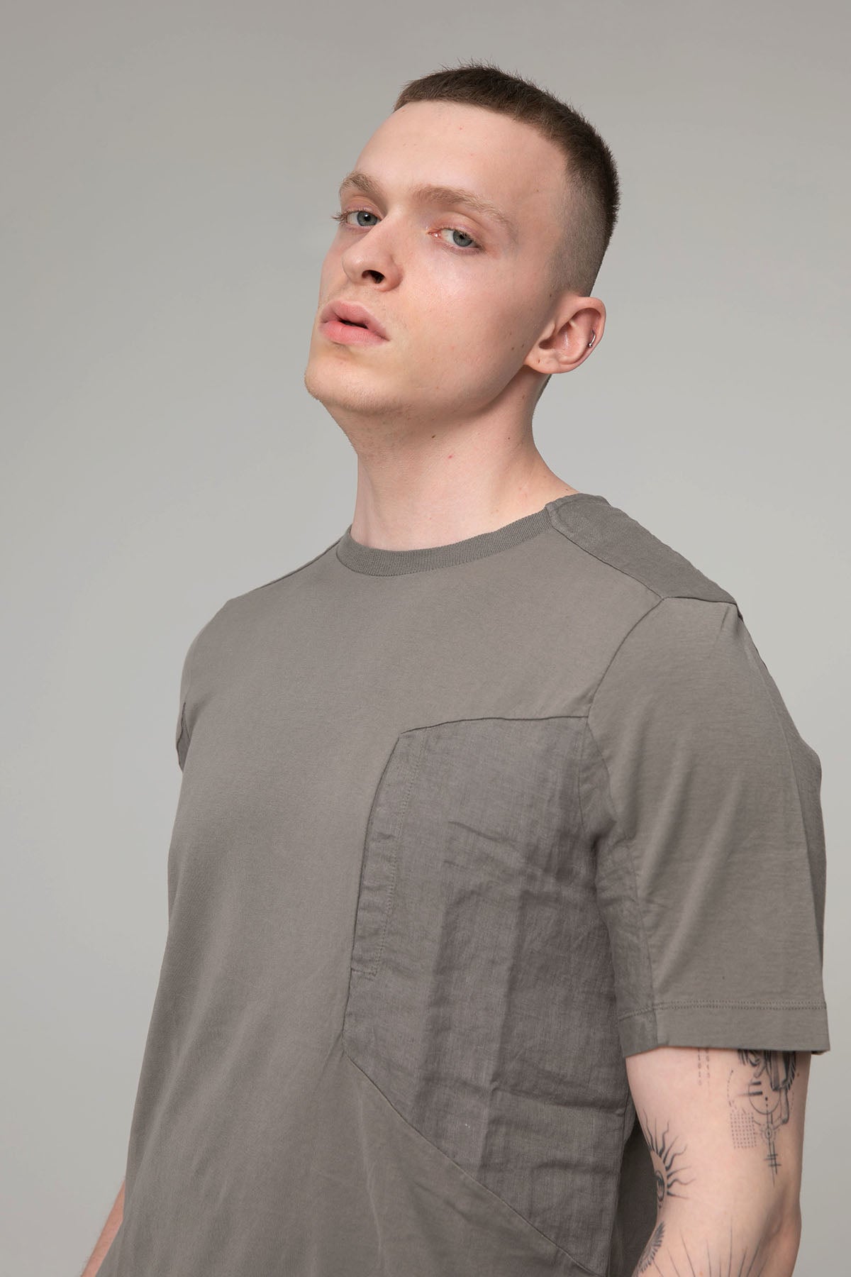 Transit Regular Fit Cep Detaylı Yuvarlak Yaka T-shirt-Libas Trendy Fashion Store