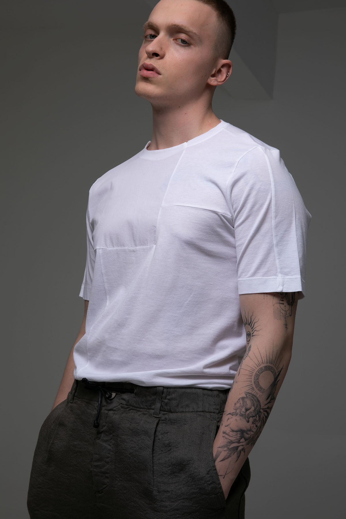 Transit Yuvarlak Yaka T-shirt-Libas Trendy Fashion Store