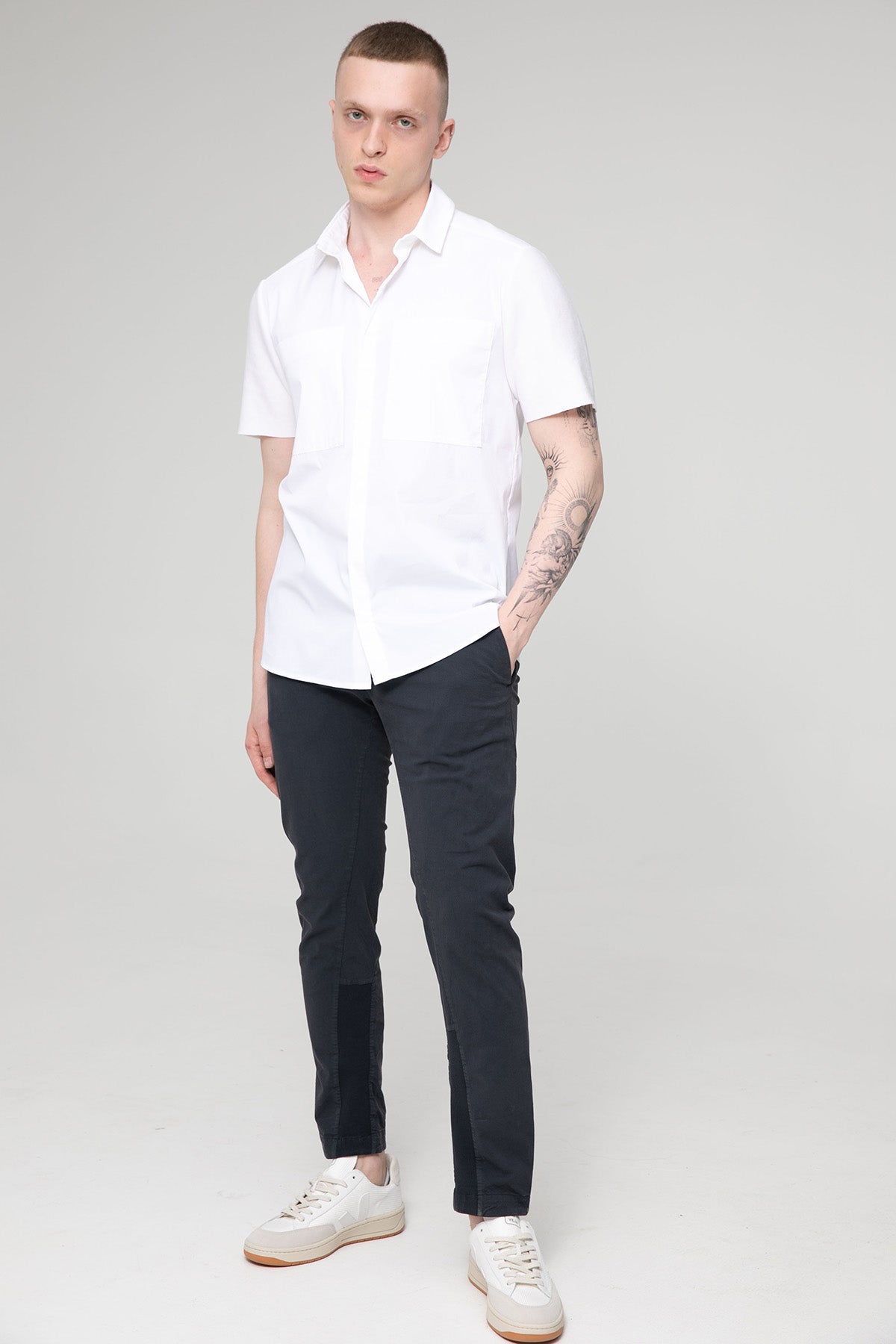 Transit Cep Detaylı Streç Gömlek-Libas Trendy Fashion Store