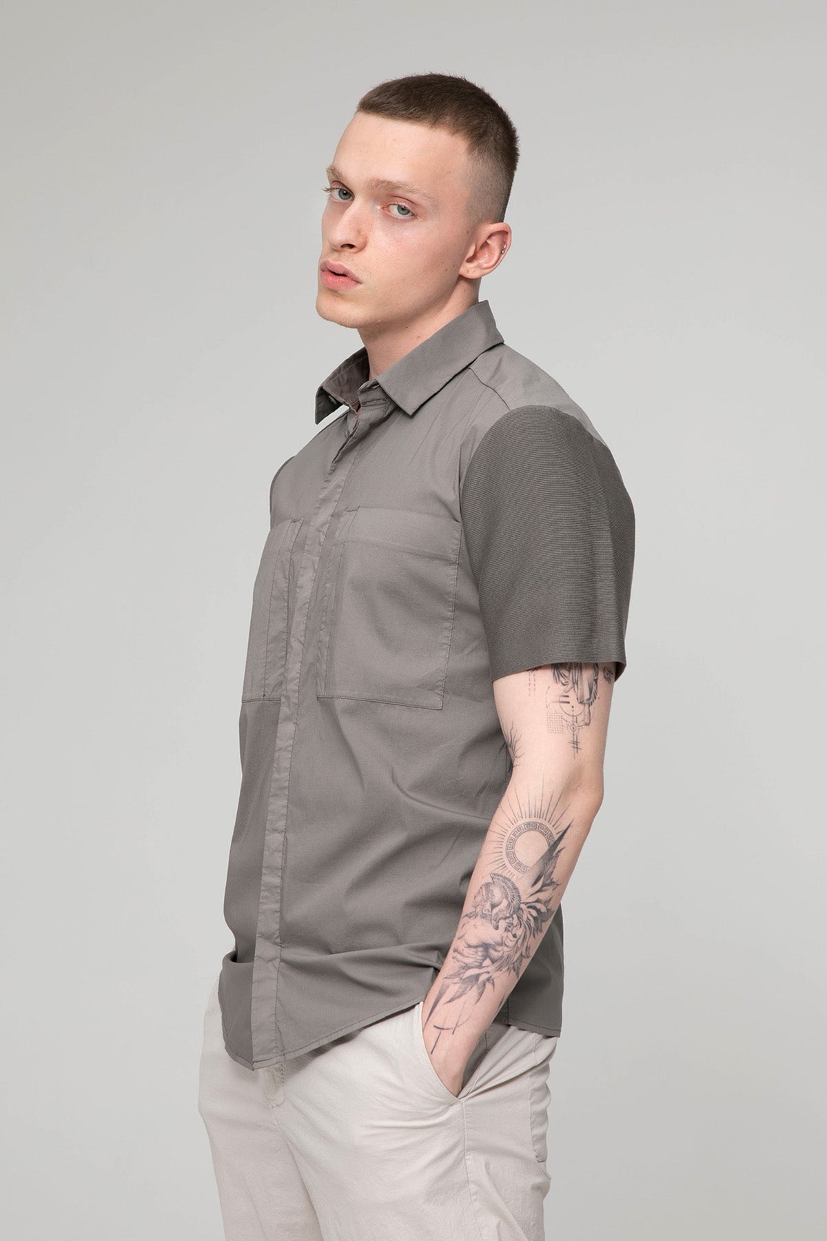 Transit Cep Detaylı Streç Gömlek-Libas Trendy Fashion Store