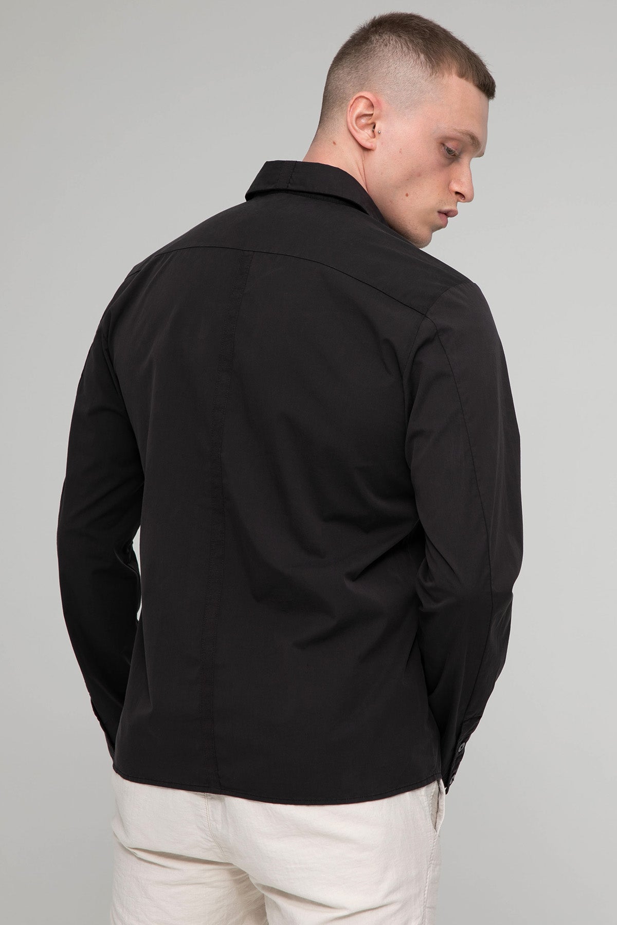 Transit Fermuarlı Cep Detaylı Gömlek-Libas Trendy Fashion Store