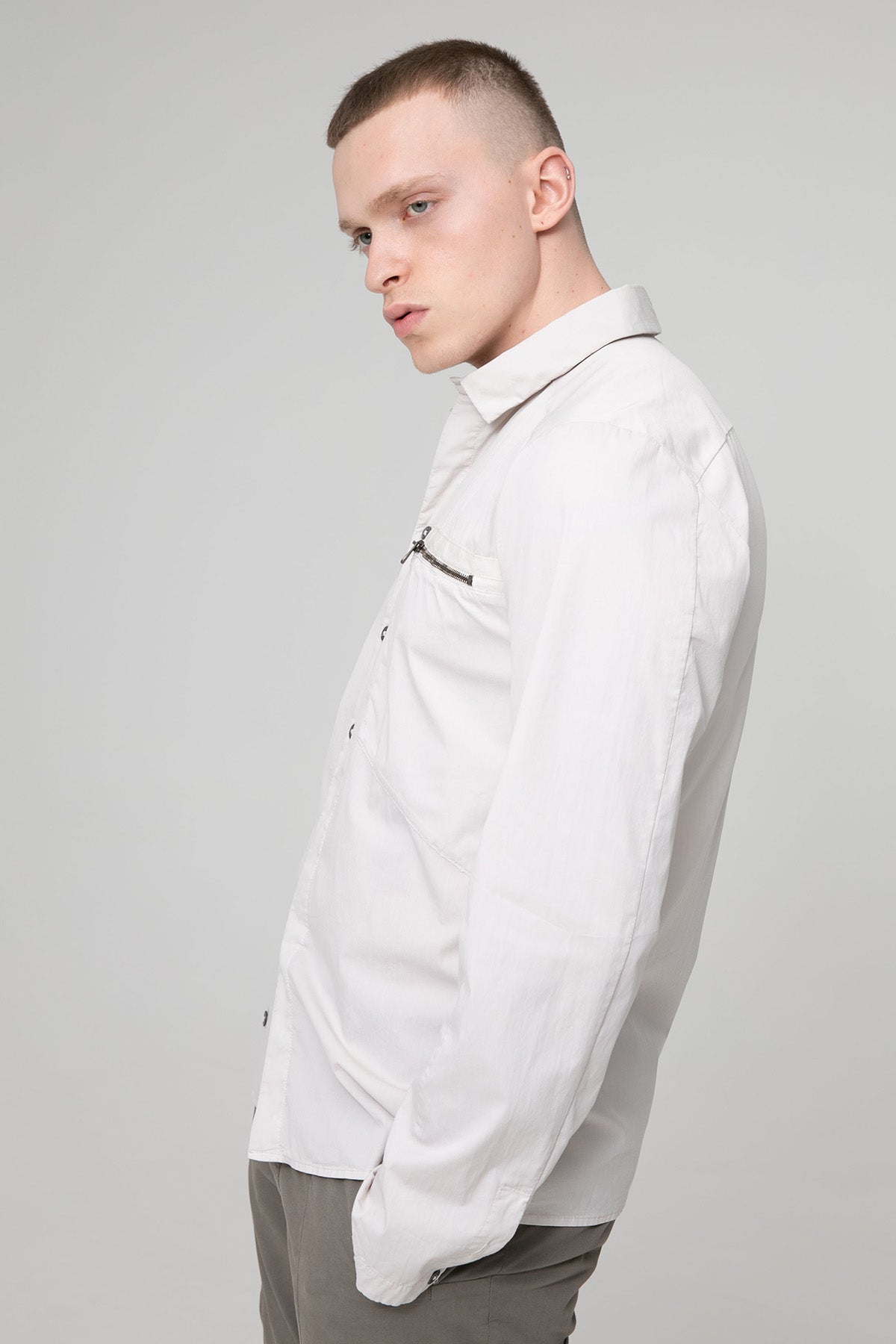 Transit Fermuarlı Cep Detaylı Gömlek-Libas Trendy Fashion Store