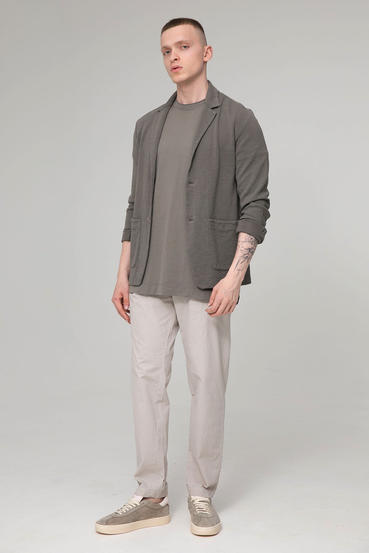 Transit Çift Düğmeli Örgü Blazer Ceket-Libas Trendy Fashion Store