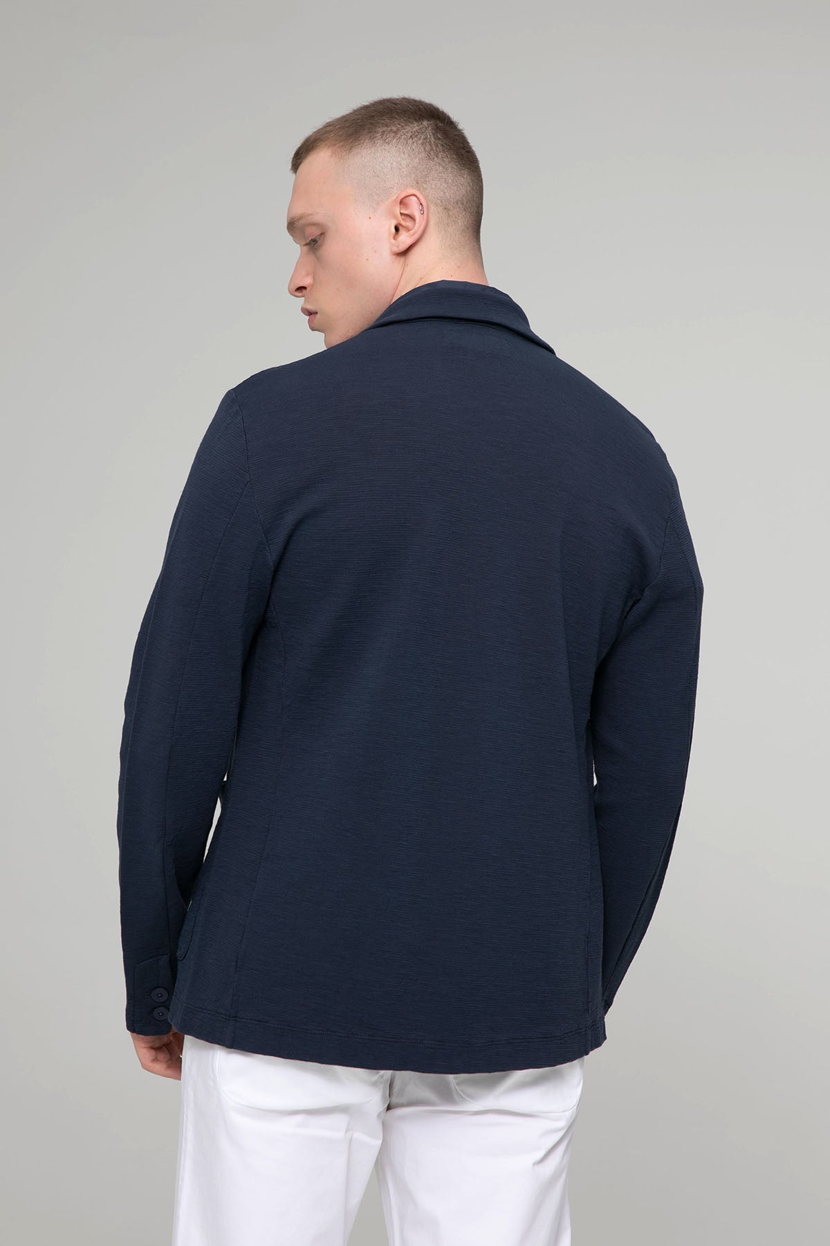 Transit Çift Düğmeli Örgü Blazer Ceket-Libas Trendy Fashion Store