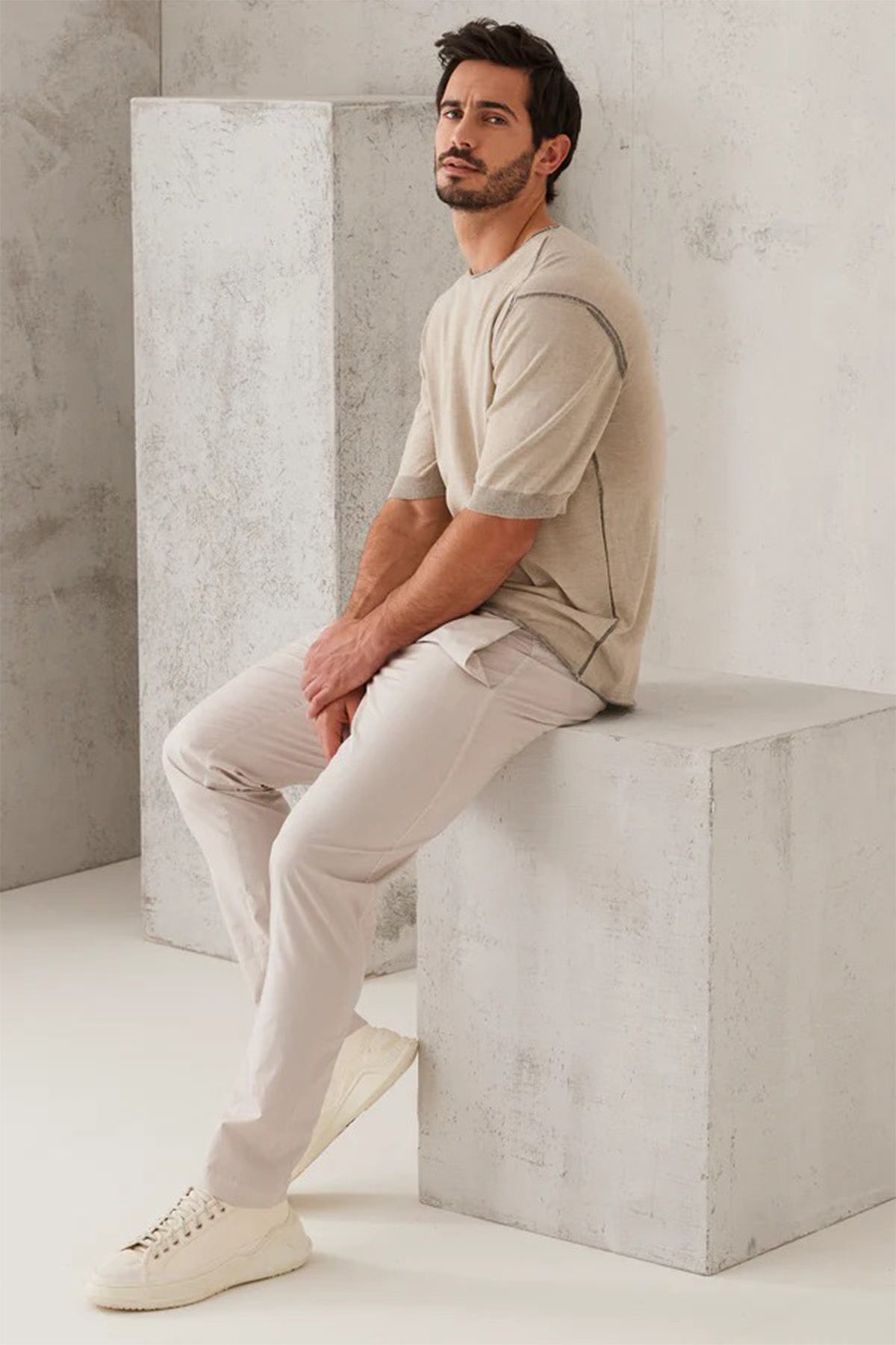 Transit Yuvarlak Yaka T-shirt-Libas Trendy Fashion Store