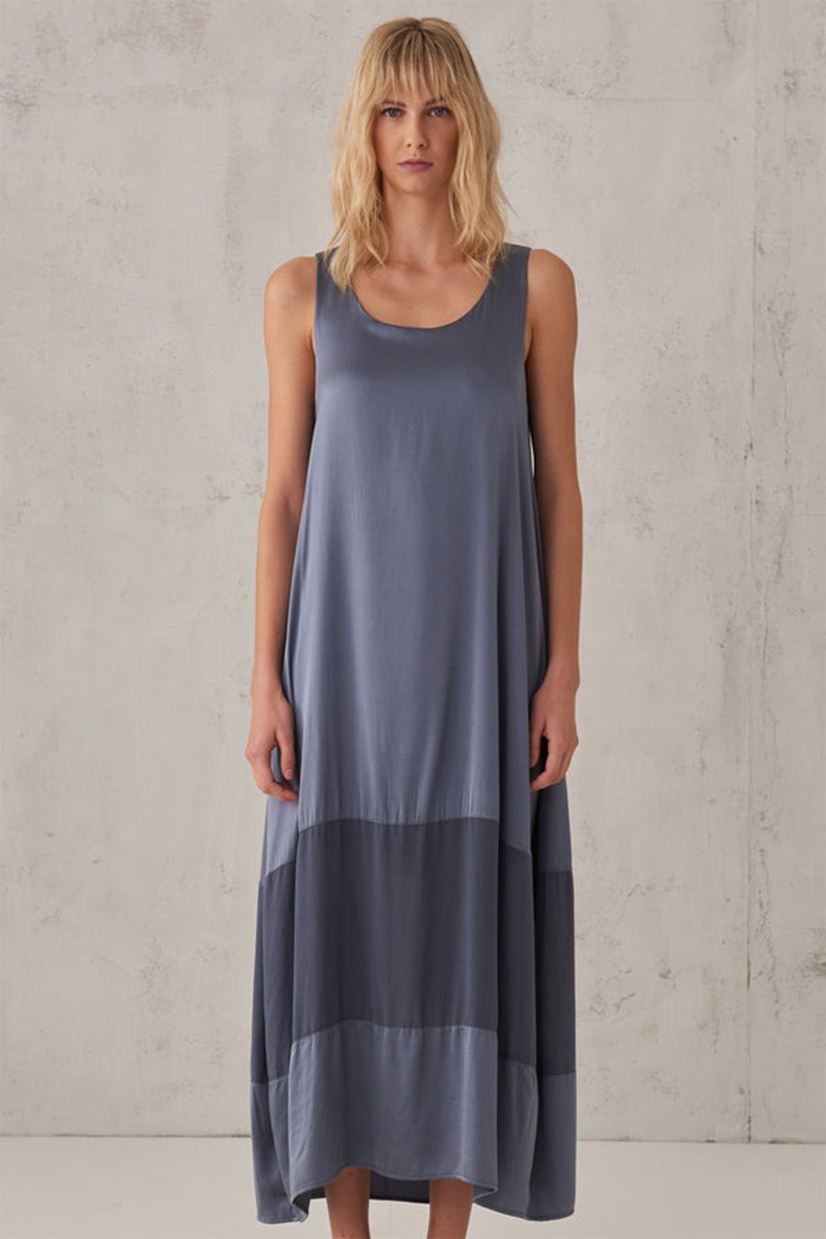 Transit Maxi Streç İpek Elbise-Libas Trendy Fashion Store