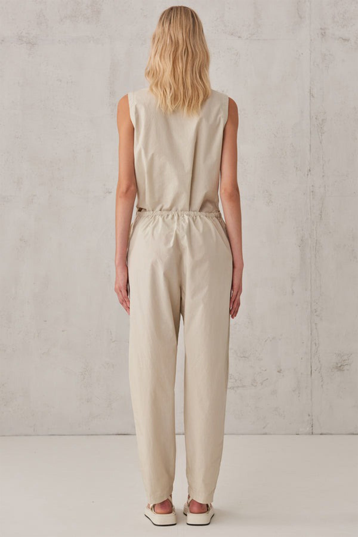 Transit Hakim Yaka Fermuarlı Tulum-Libas Trendy Fashion Store