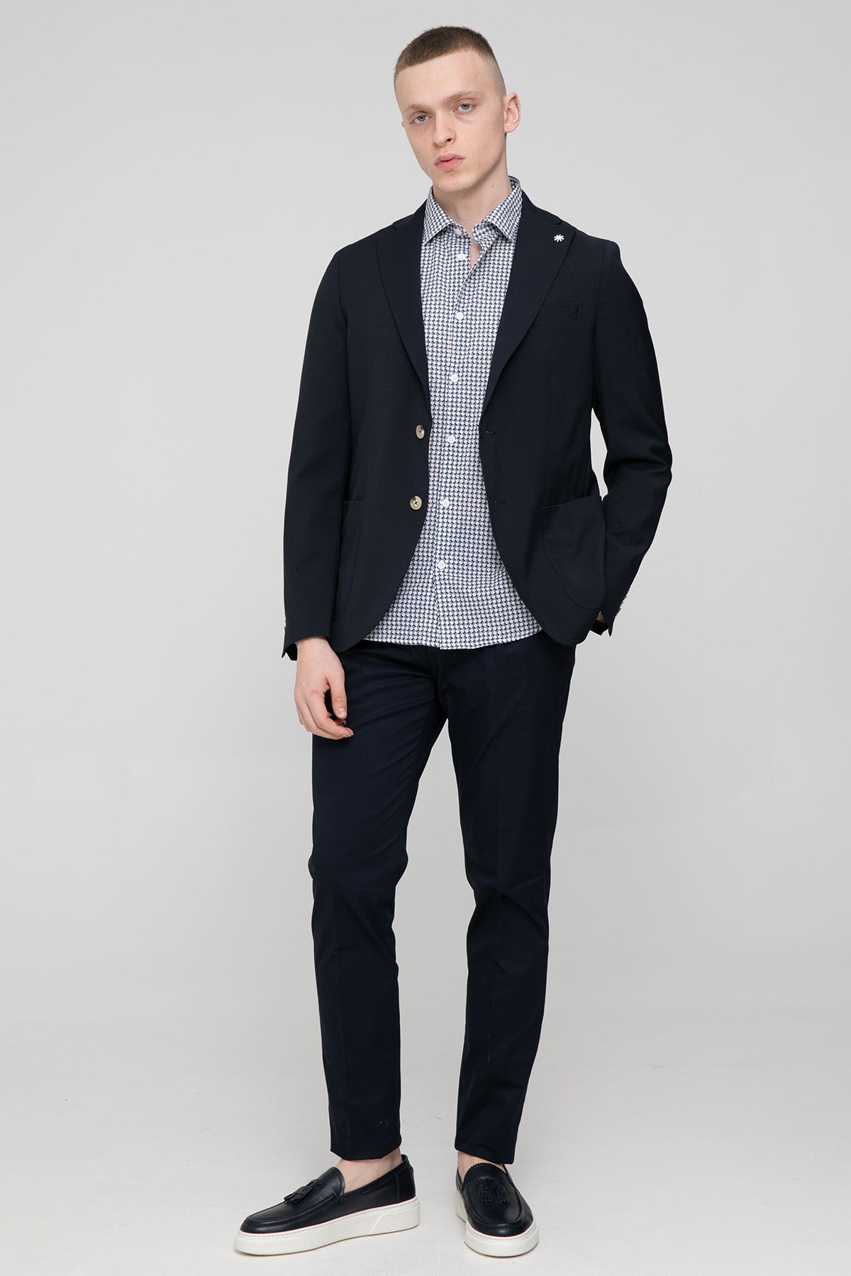 Manuel Ritz Tek Pileli Yandan Cepli Pantolon