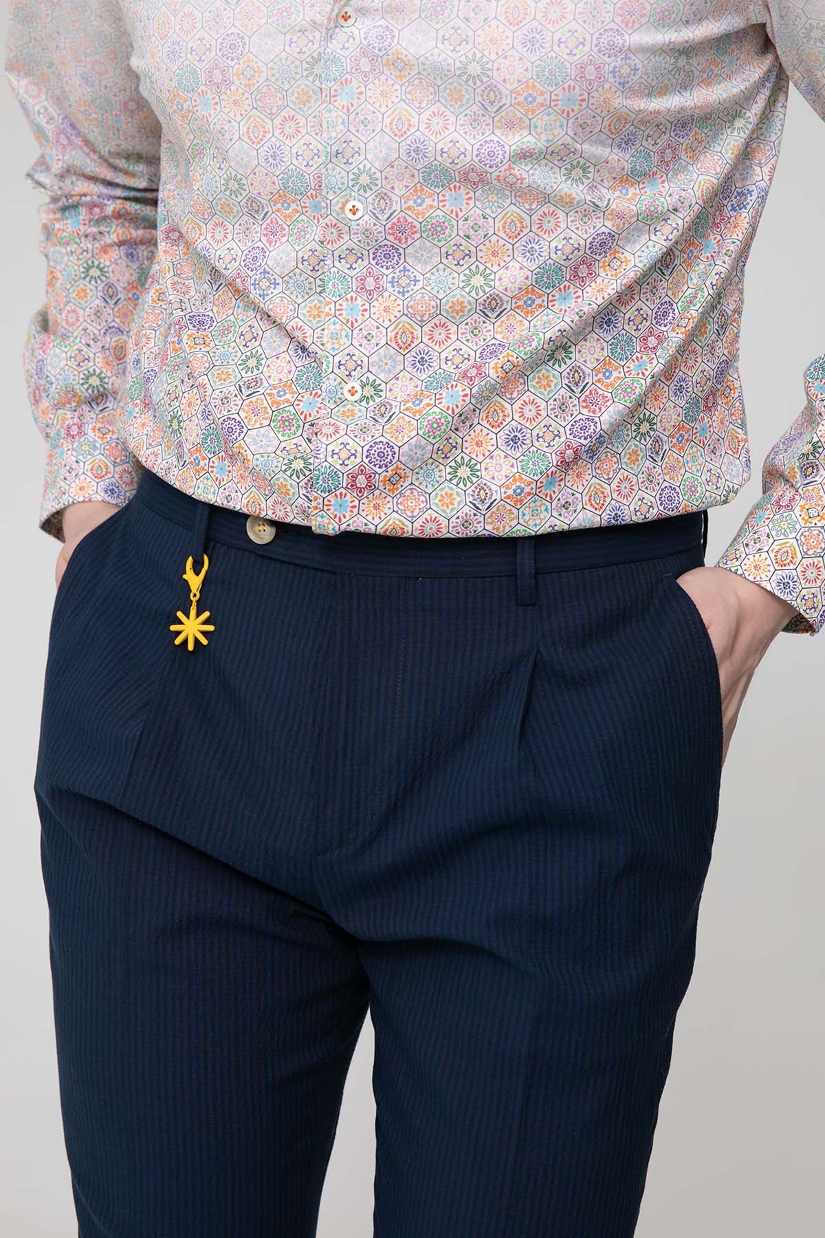 Manuel Ritz Tek Pile Gofre Kumaş Yandan Cepli Pantolon-Libas Trendy Fashion Store