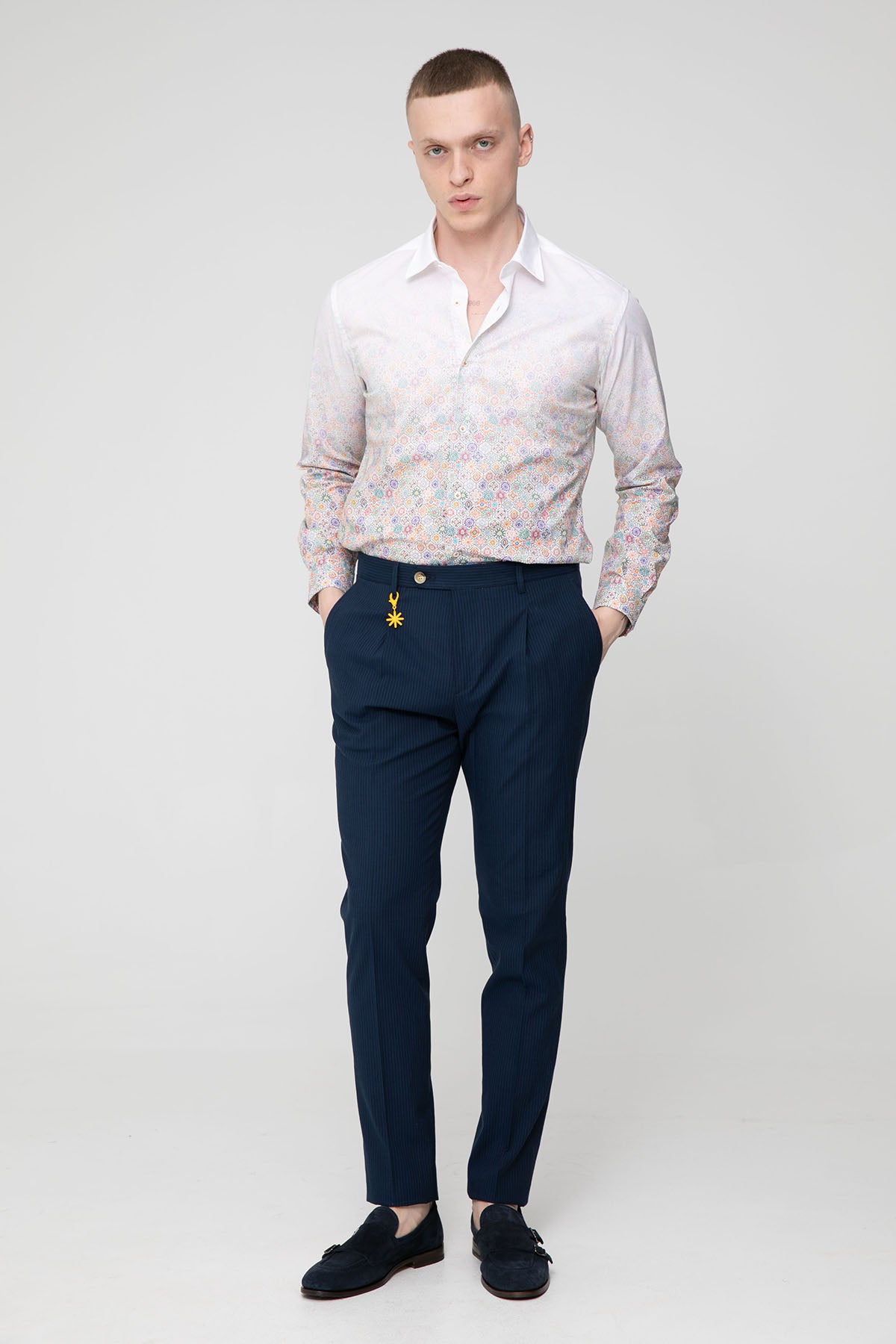 Manuel Ritz Tek Pile Gofre Kumaş Yandan Cepli Pantolon-Libas Trendy Fashion Store