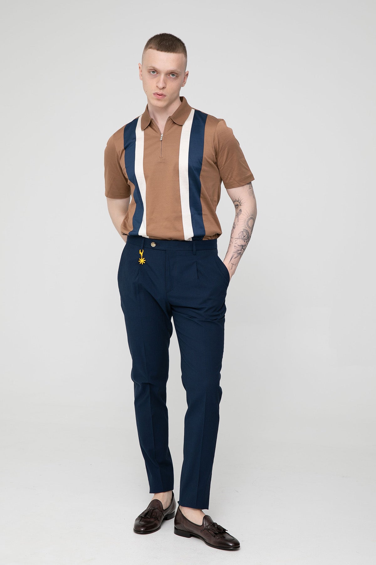 Manuel Ritz Tek Pile Gofre Kumaş Yandan Cepli Pantolon-Libas Trendy Fashion Store