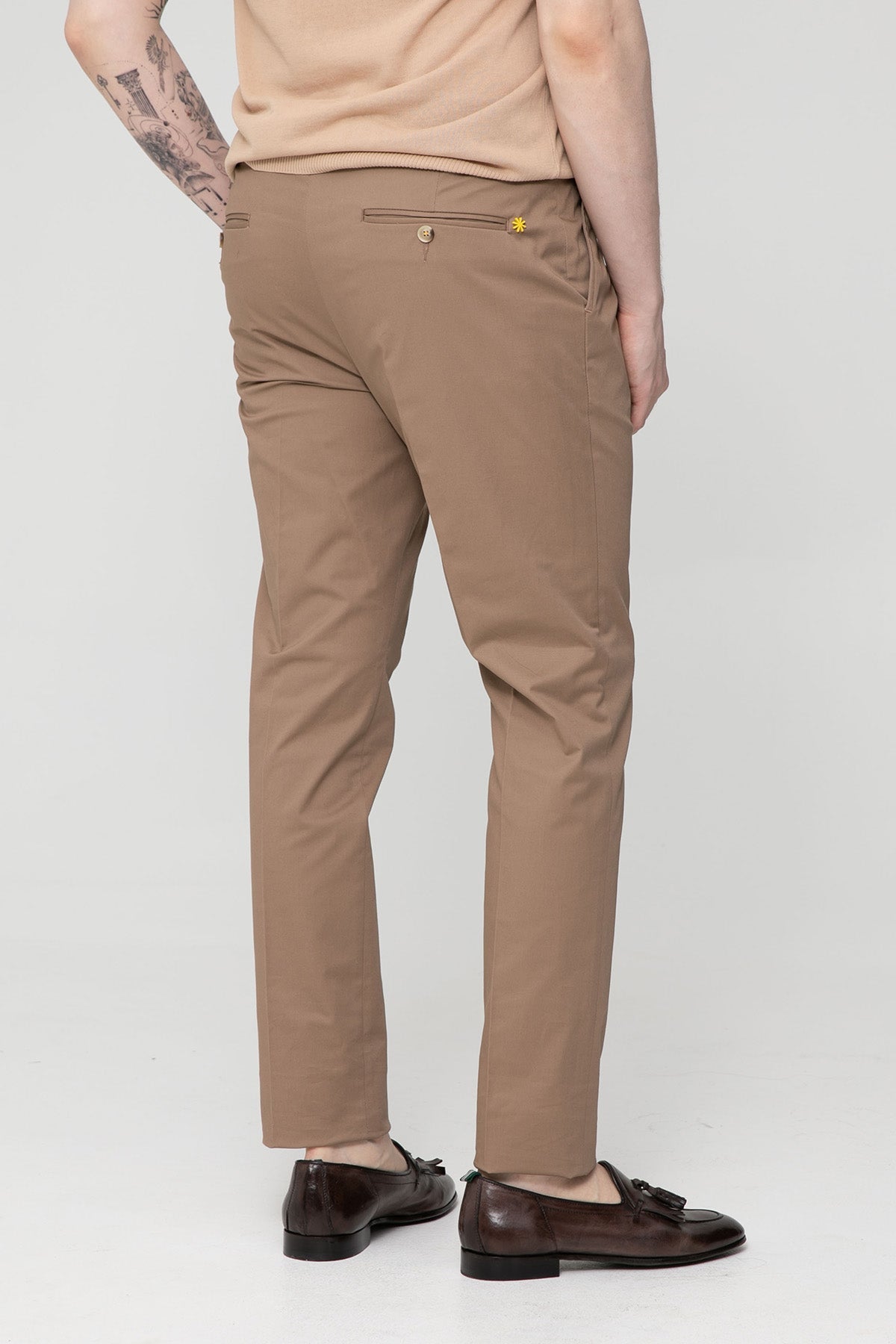 Manuel Ritz Tek Pileli Yandan Cepli Pantolon