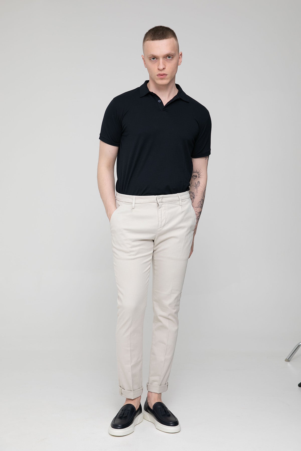 Dondup Tek Pile Yandan Cepli Slim Fit Pantolon