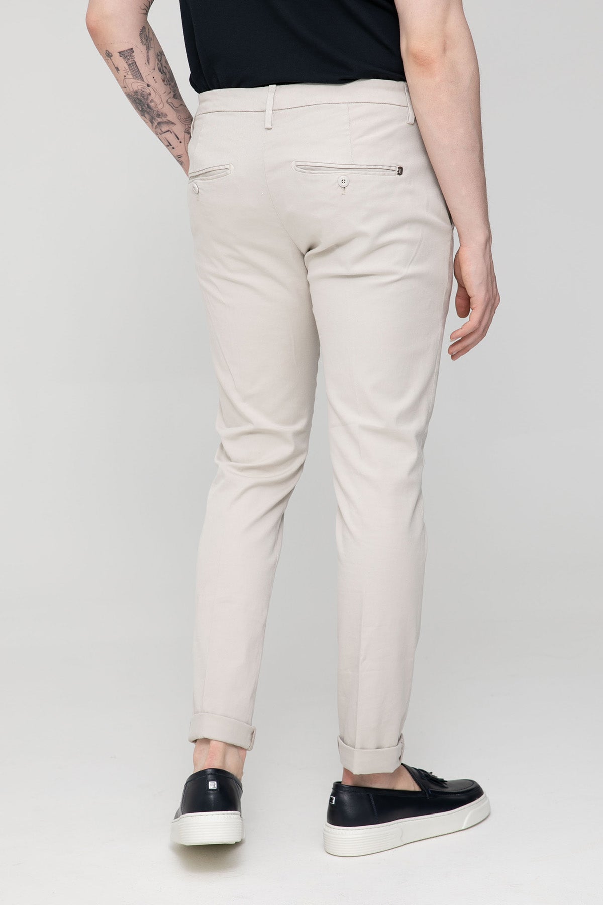 Dondup Tek Pile Yandan Cepli Slim Fit Pantolon