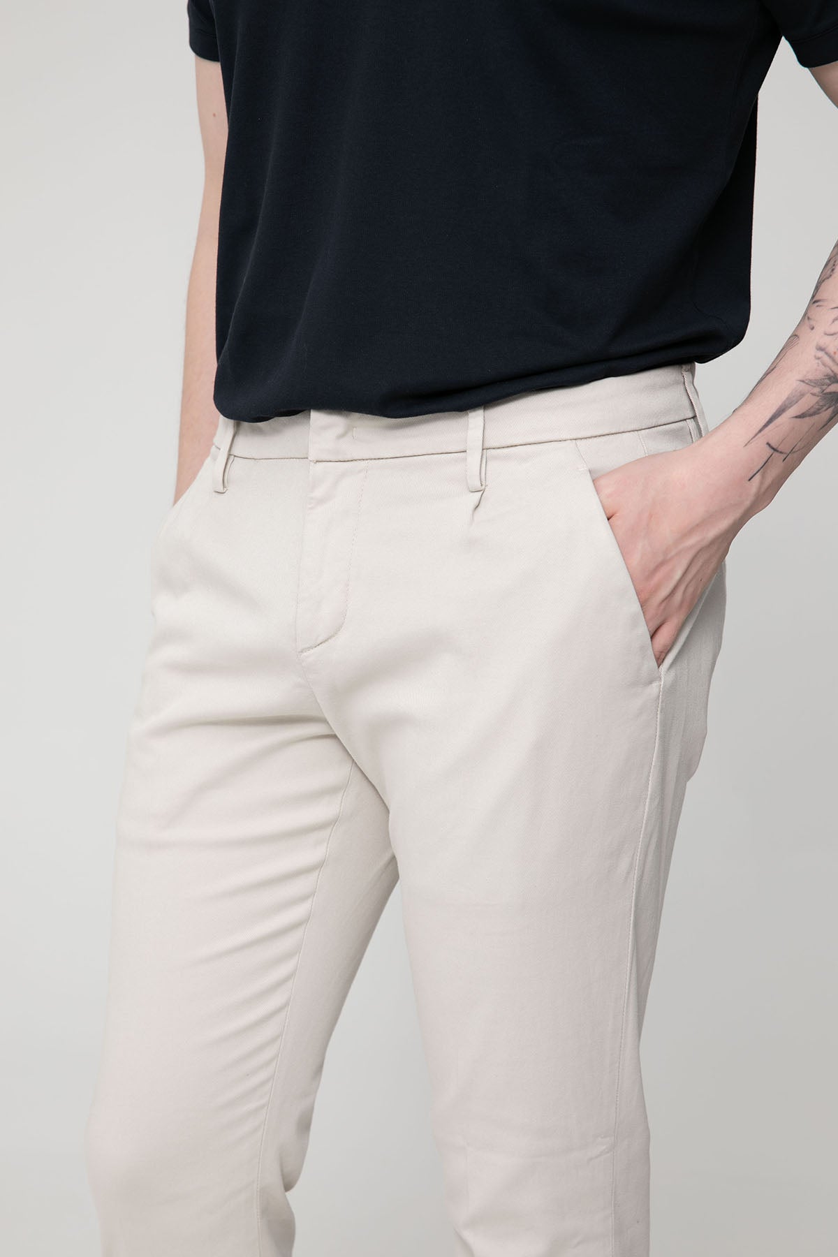 Dondup Tek Pile Yandan Cepli Slim Fit Pantolon