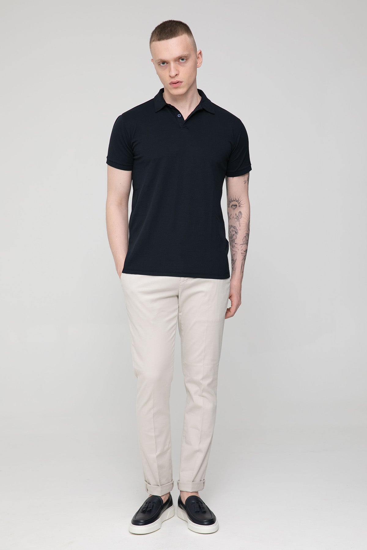 Dondup Tek Pile Yandan Cepli Slim Fit Pantolon