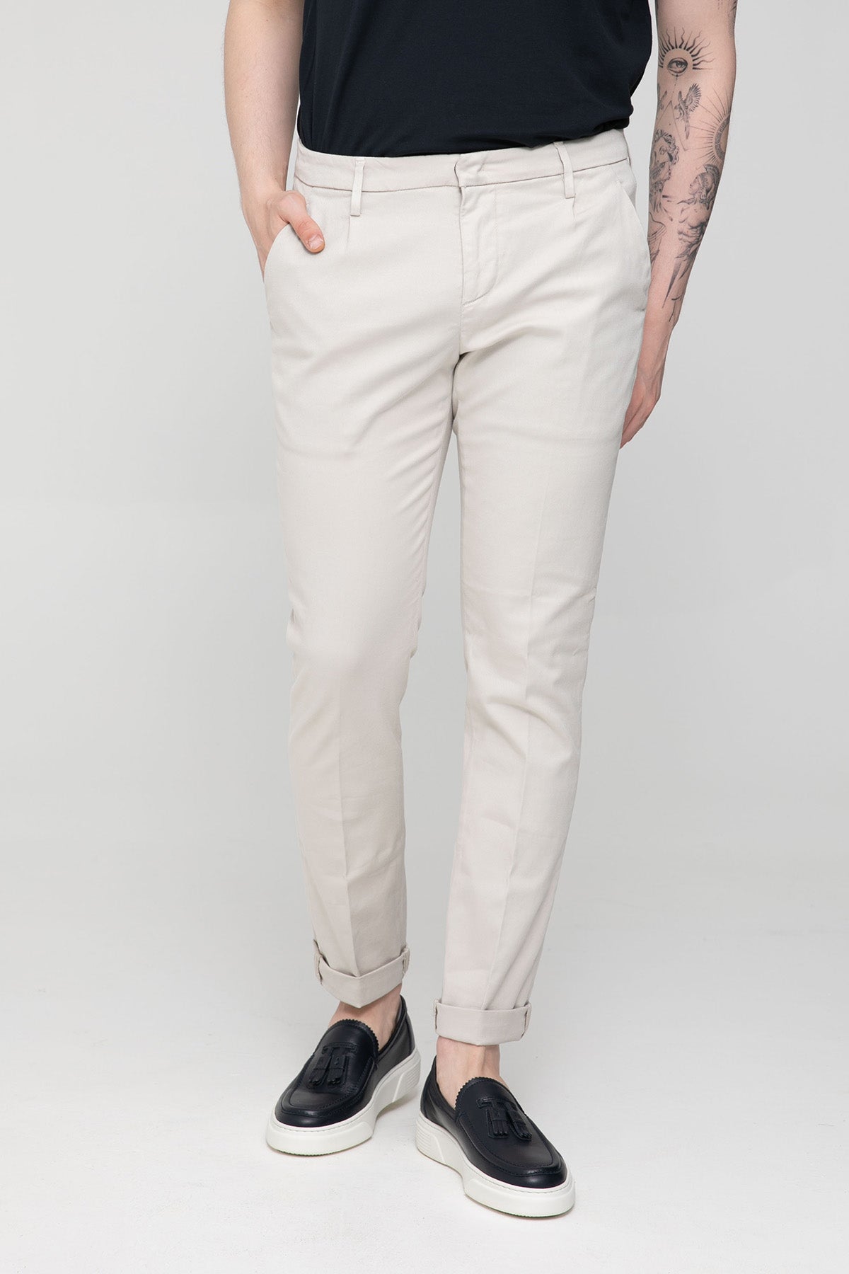 Dondup Tek Pile Yandan Cepli Slim Fit Pantolon