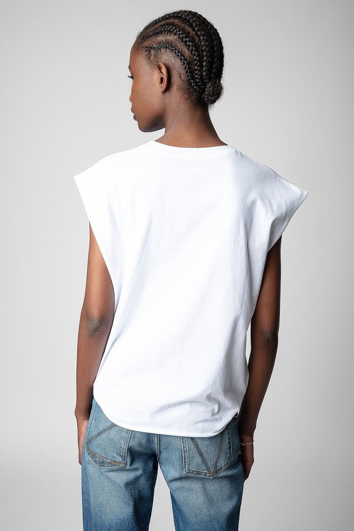 Zadig & Voltaire Logolu Yuvarlak Yaka T-shirt-Libas Trendy Fashion Store