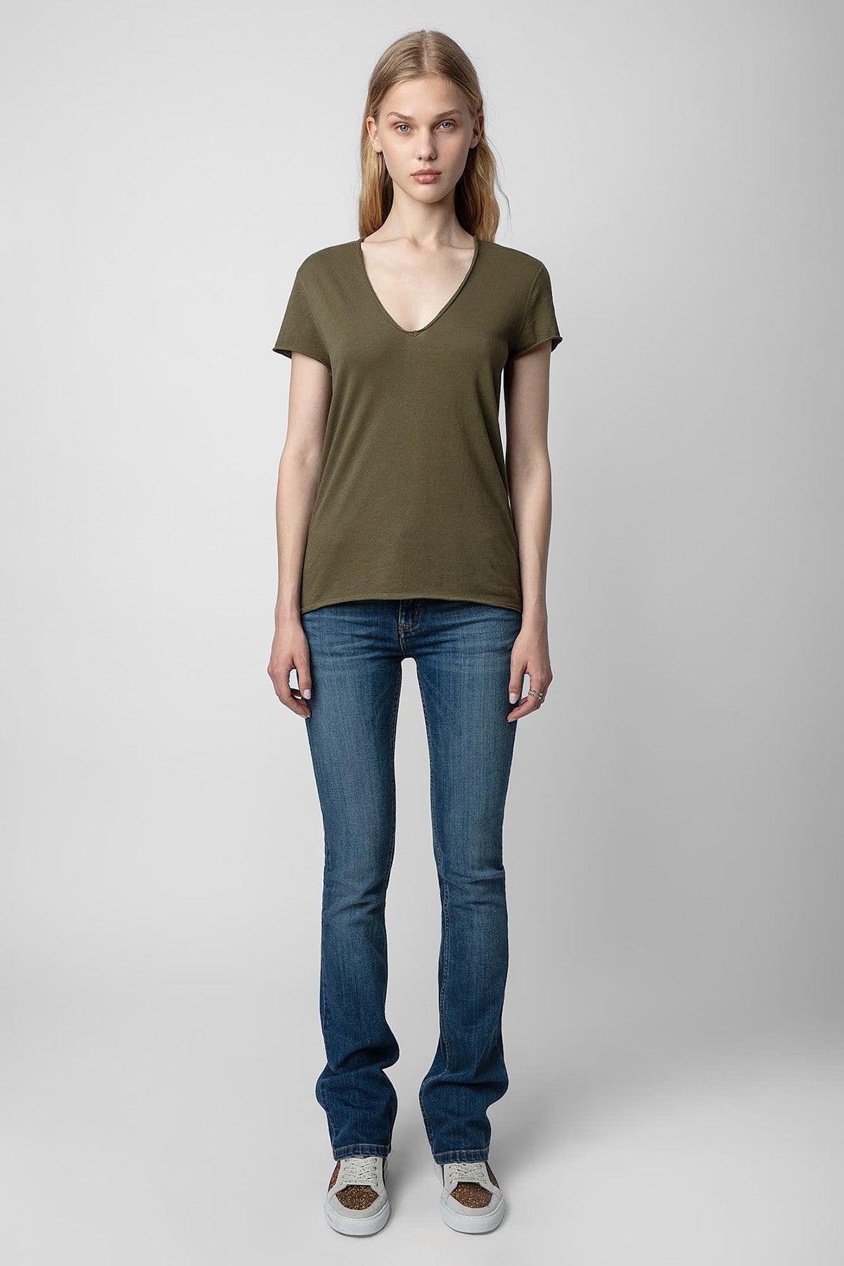 Zadig & Voltaire Nakış Detaylı Logolu T-shirt-Libas Trendy Fashion Store